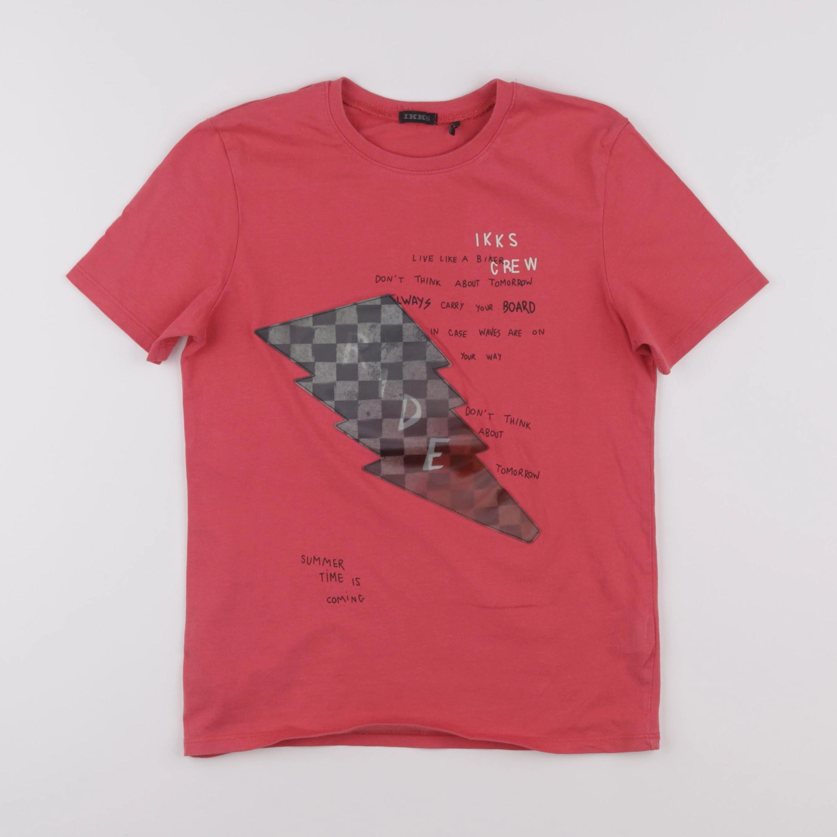 IKKS - tee-shirt rose - 12 ans