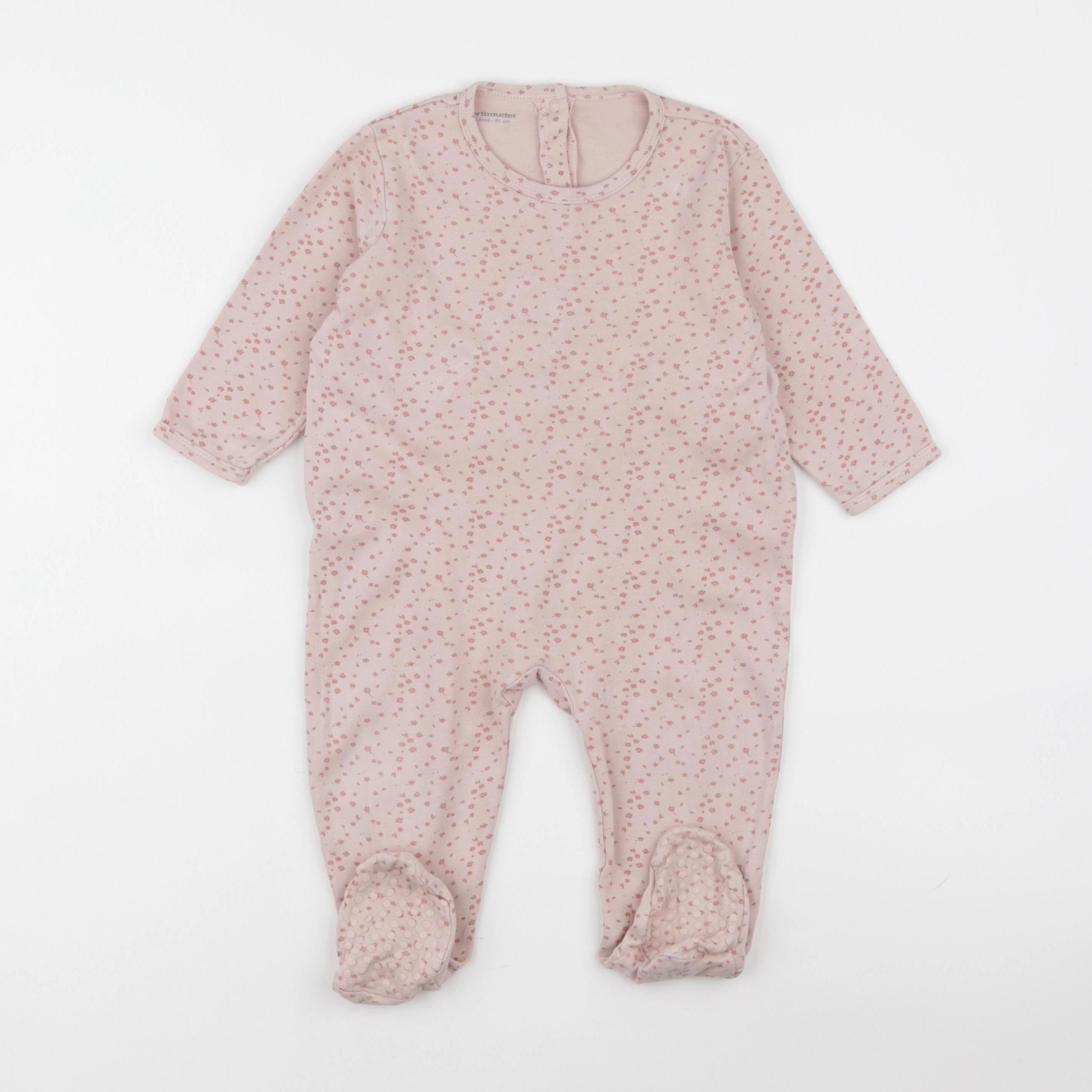 Vertbaudet - pyjama coton rose - 18 mois