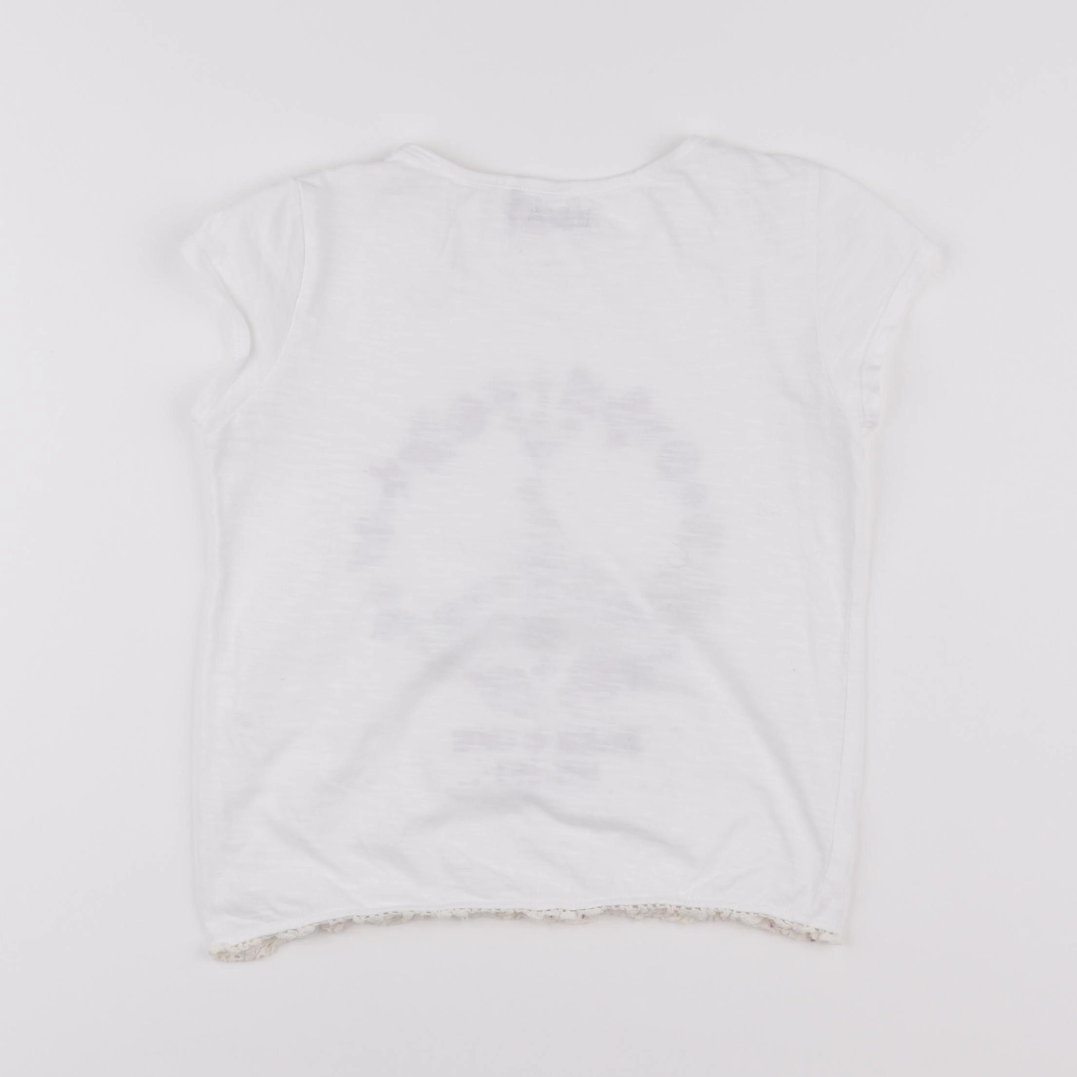 IKKS - tee-shirt blanc - 8 ans
