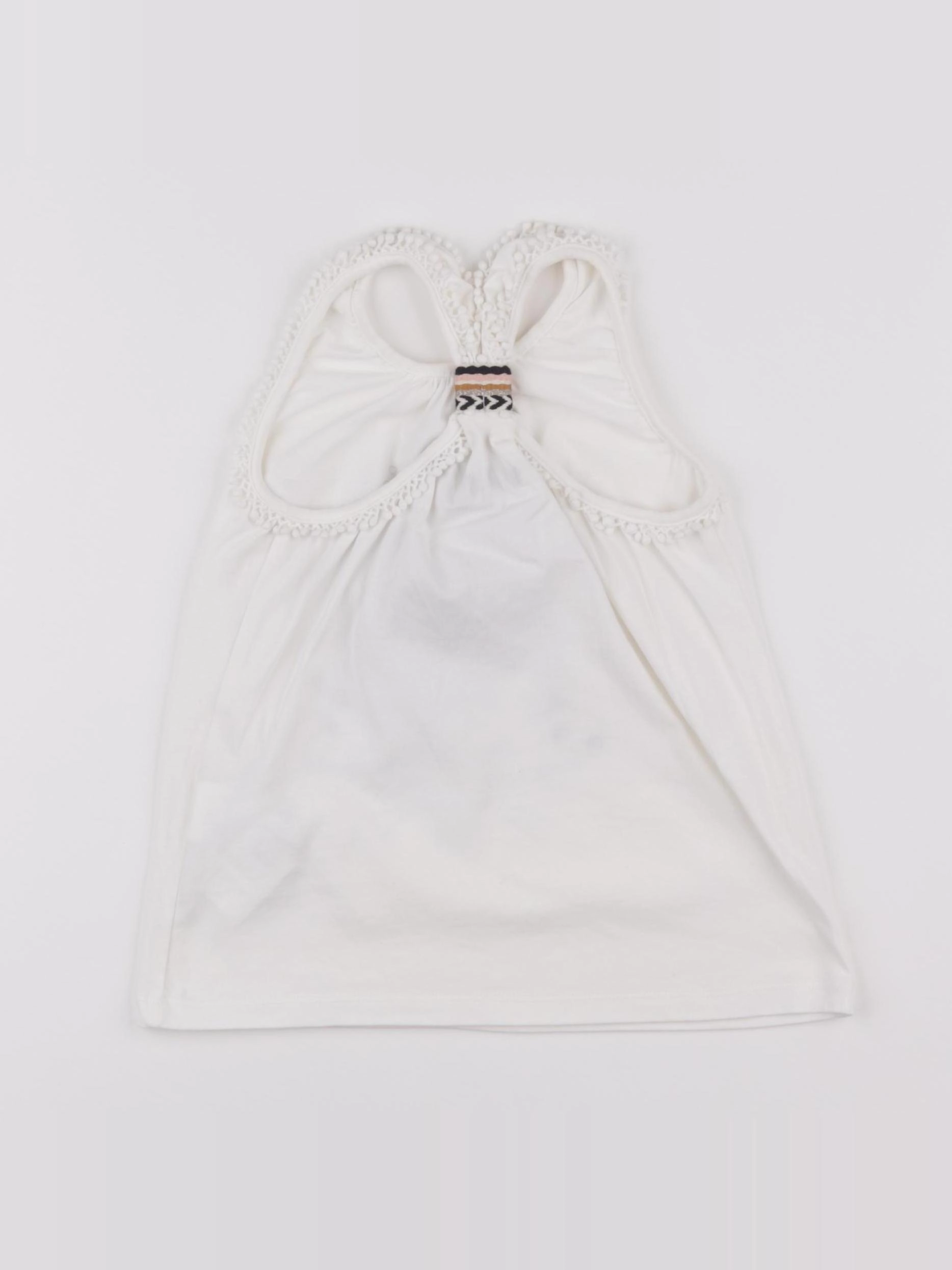 IKKS - débardeur blanc - 8 ans