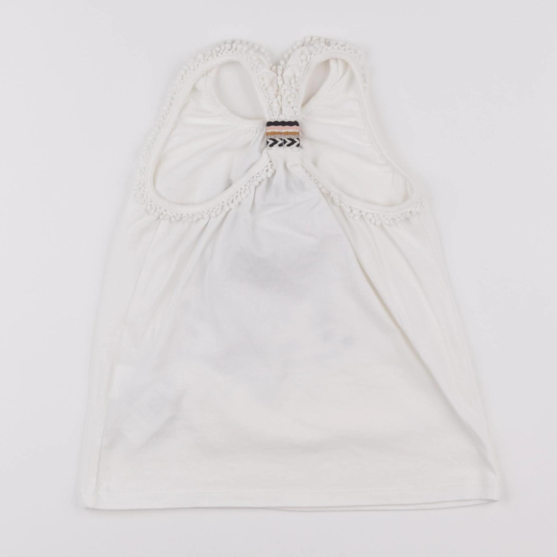 IKKS - débardeur blanc - 8 ans