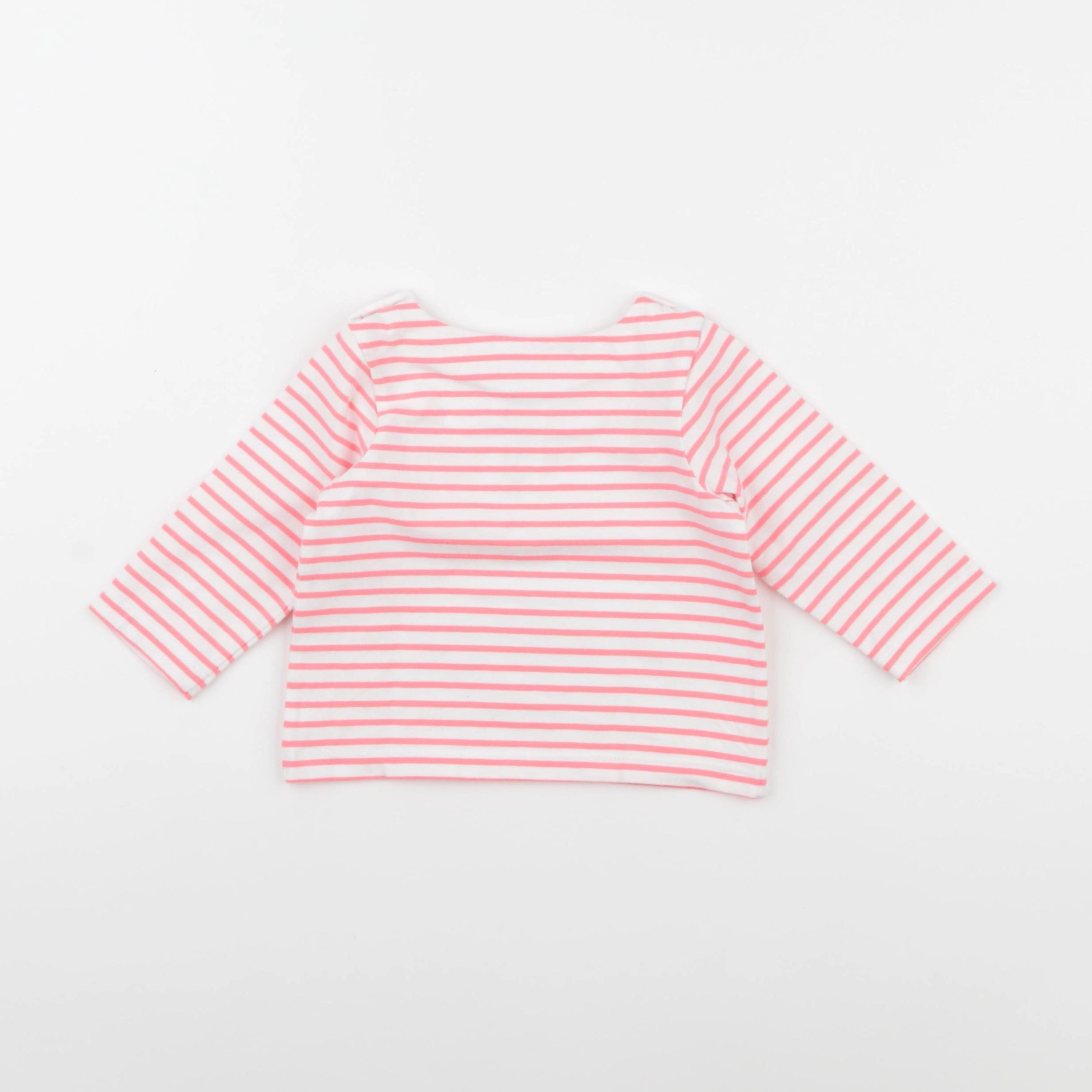 Jacadi - tee-shirt rose fluo - 6 mois