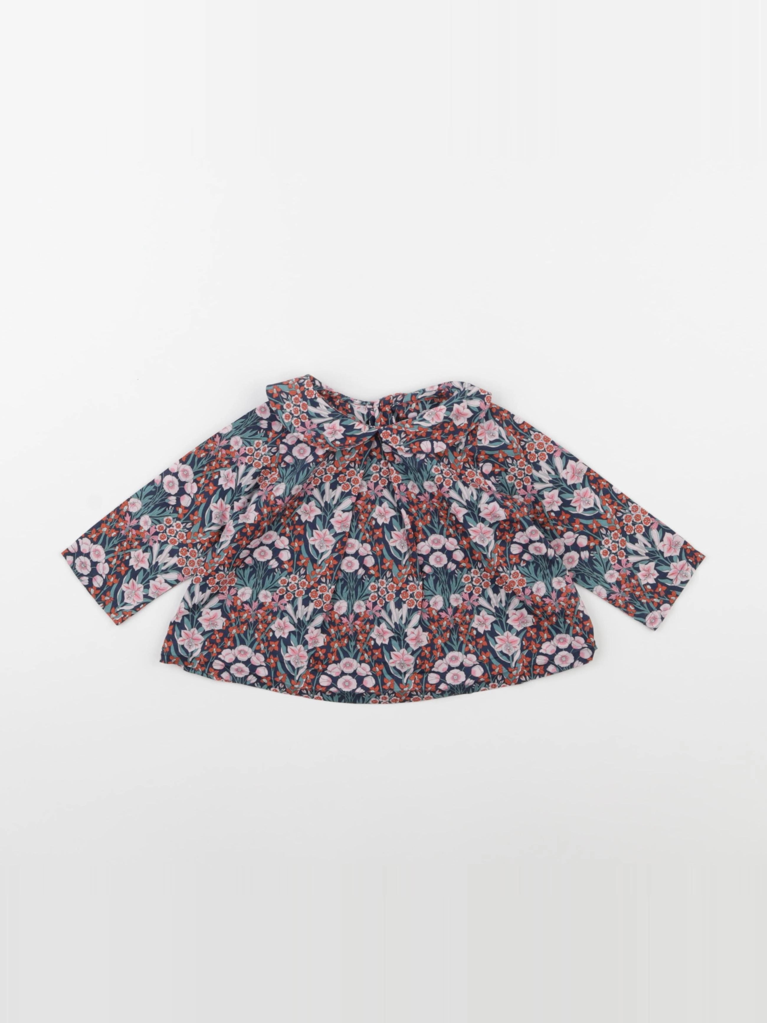 Jacadi - blouse rose, vert - 6 mois