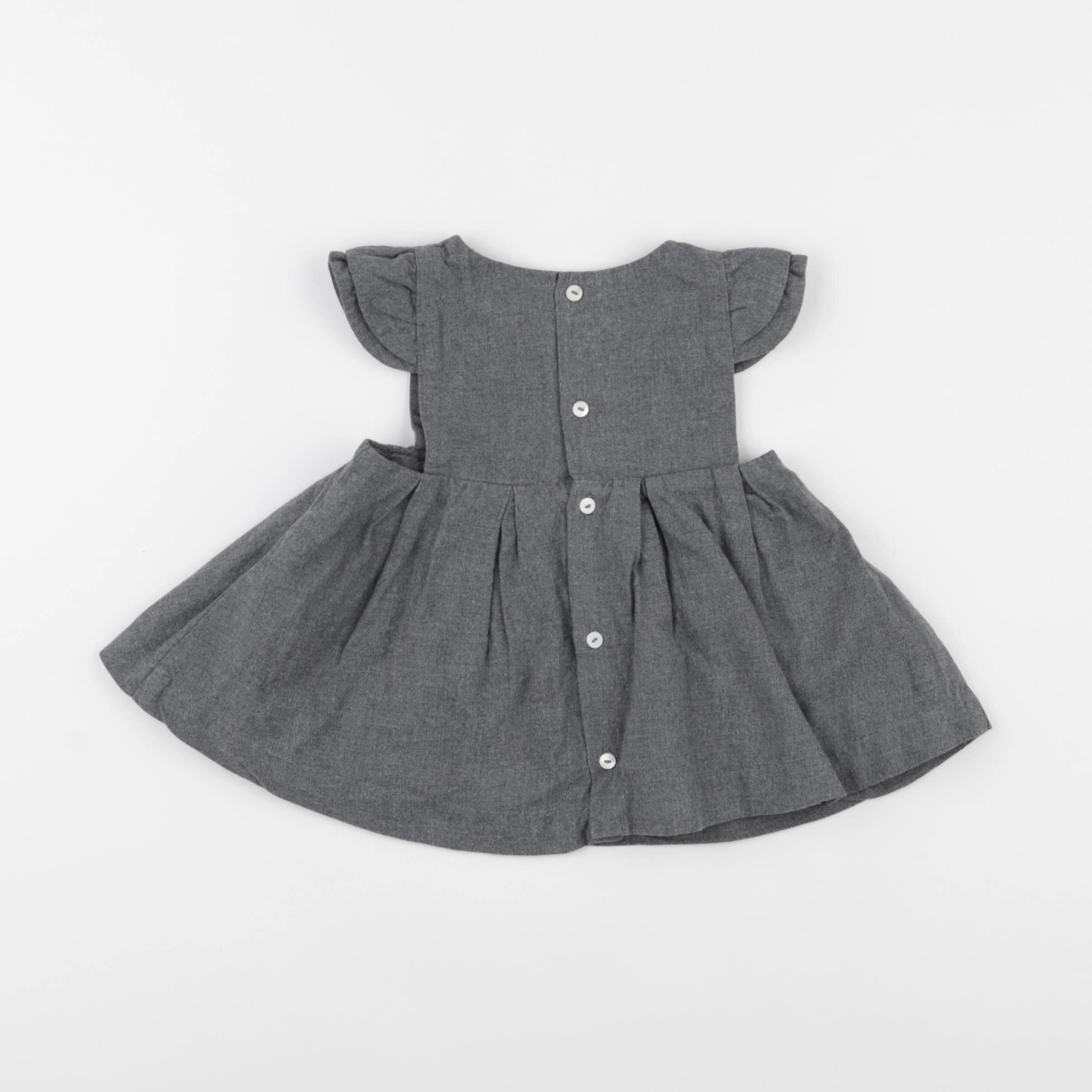 Jacadi - robe gris - 6 mois