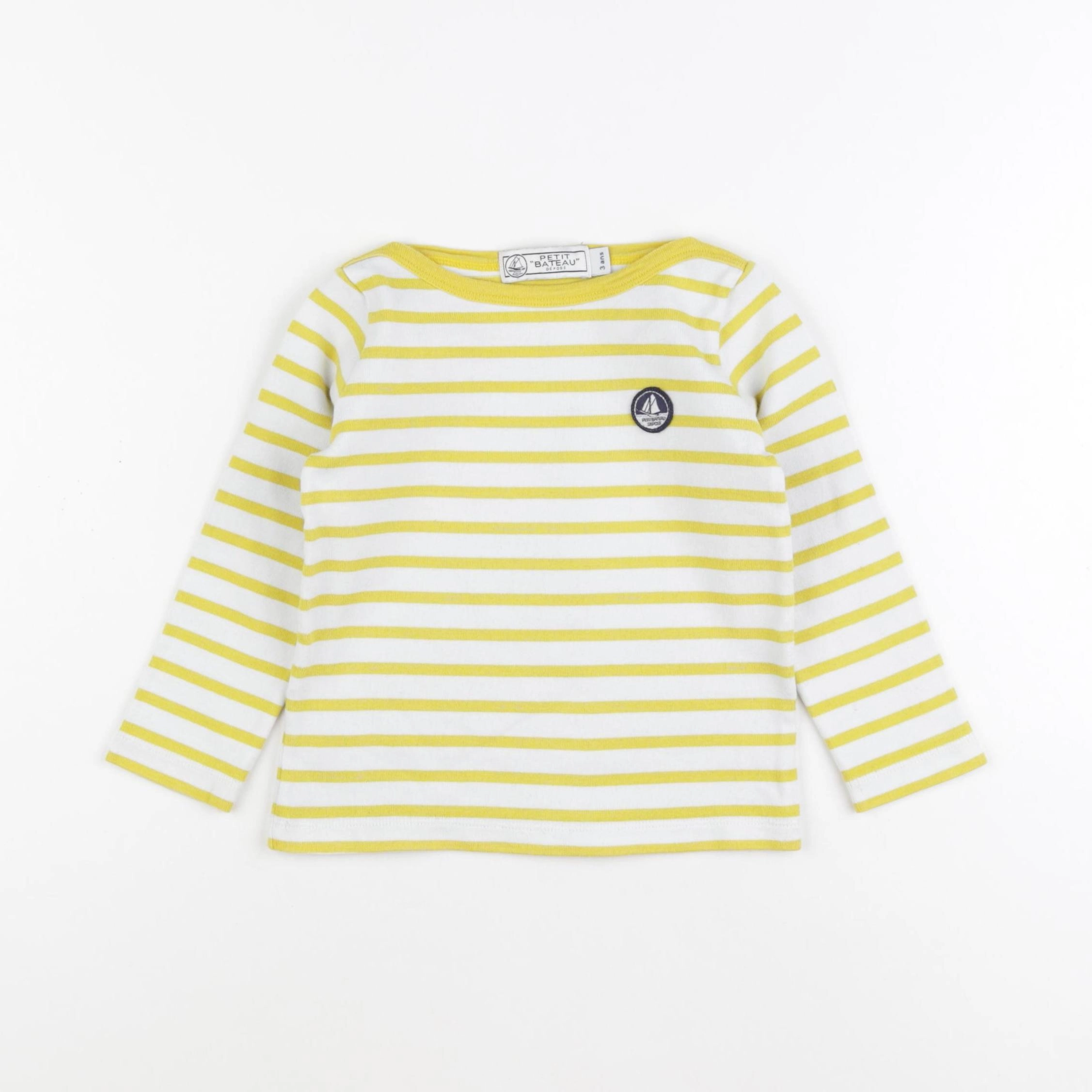 Petit Bateau - maillot de corps jaune - 3 ans