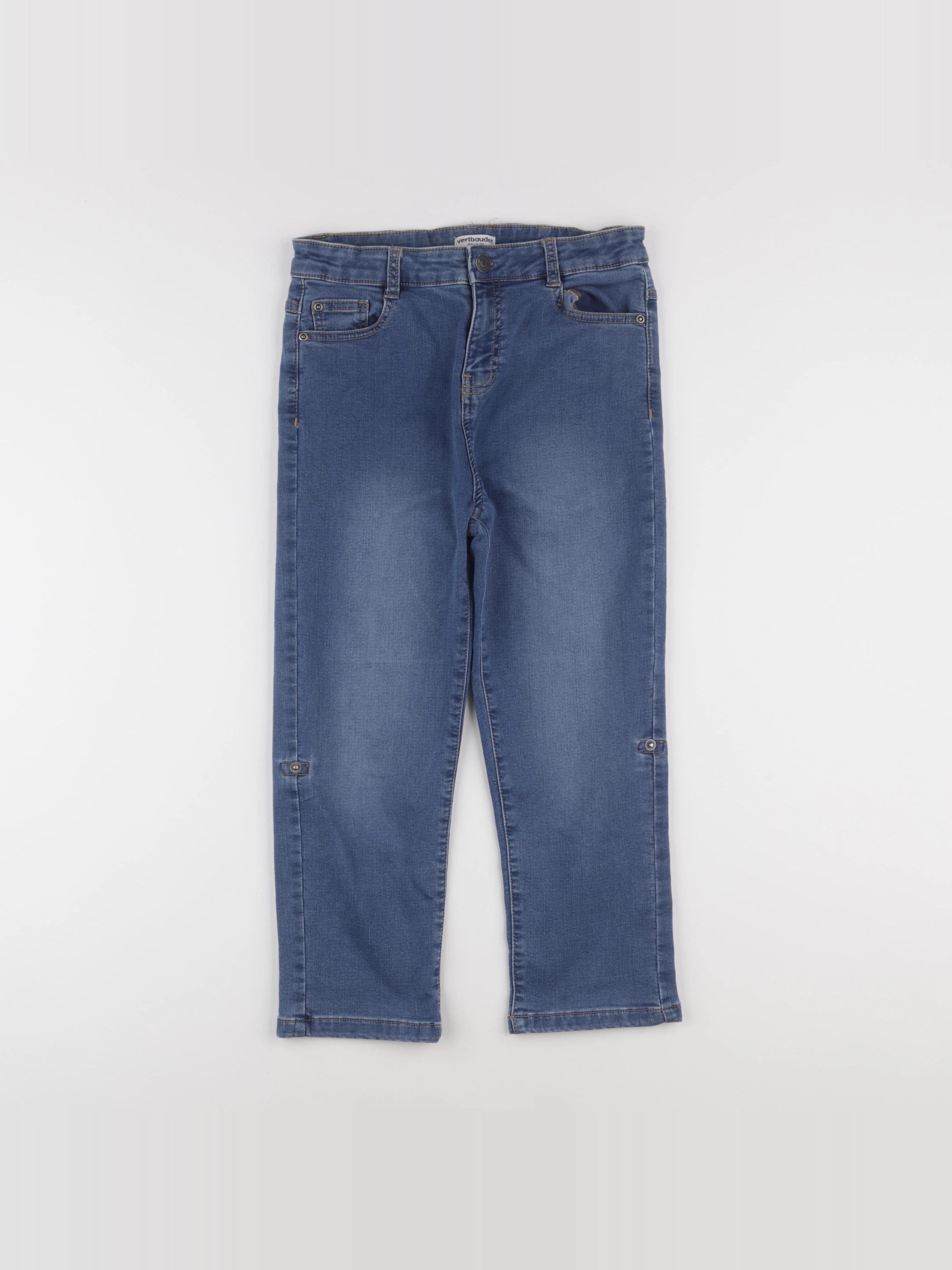 Vertbaudet - pantacourt bleu - 12 ans