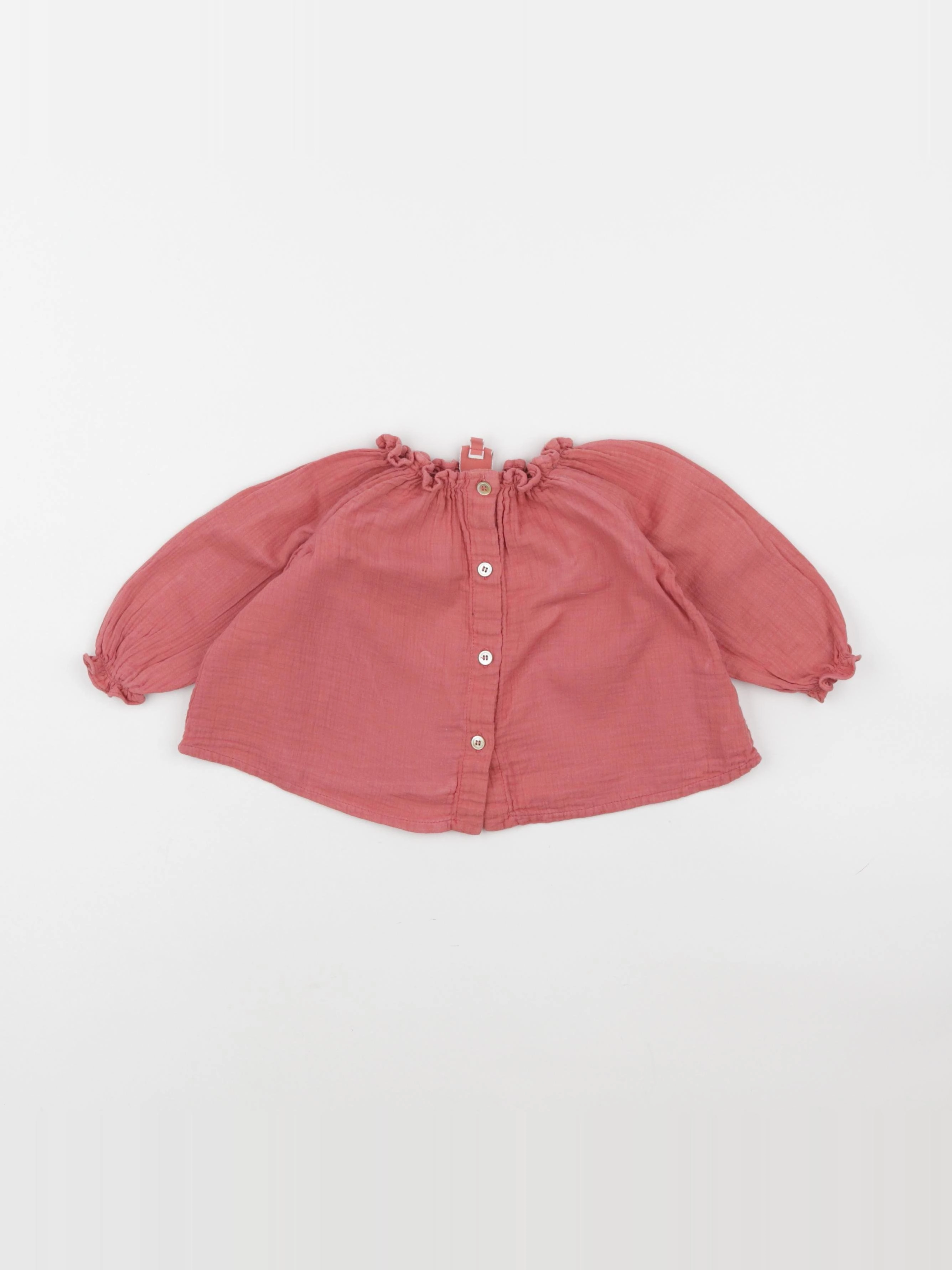 Bonton - blouse rose - 6 mois