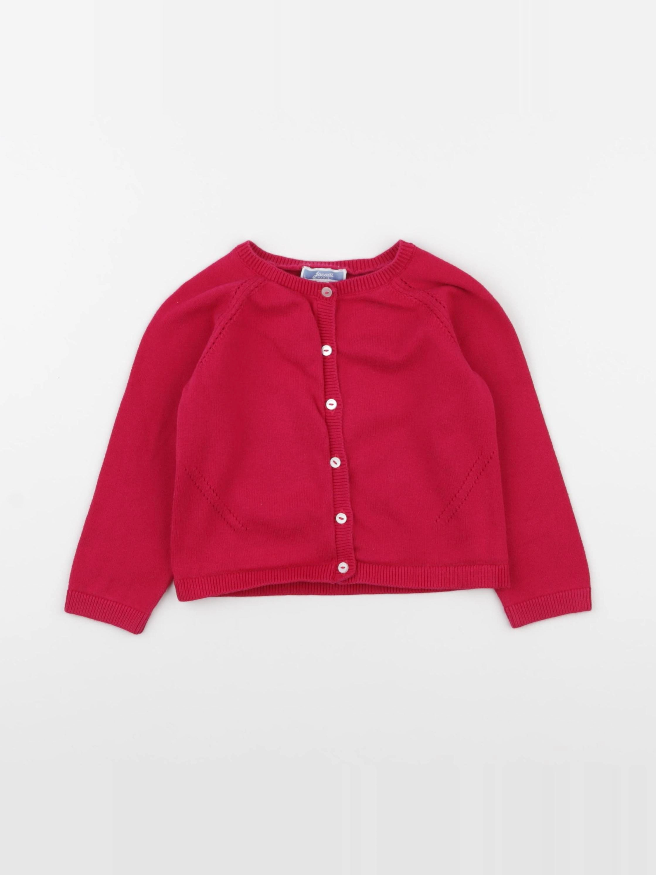 Jacadi - gilet rose - 24 mois