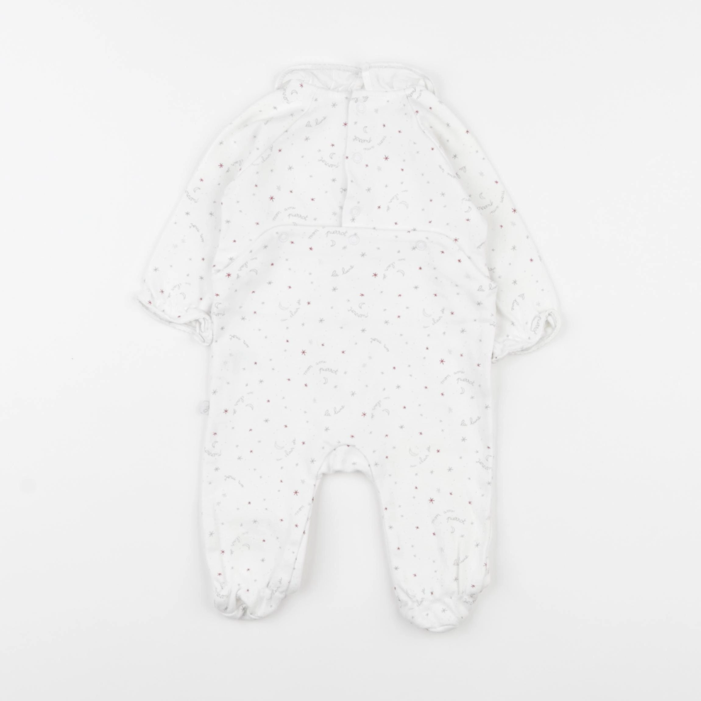 Jacadi - pyjama coton blanc - 3 mois