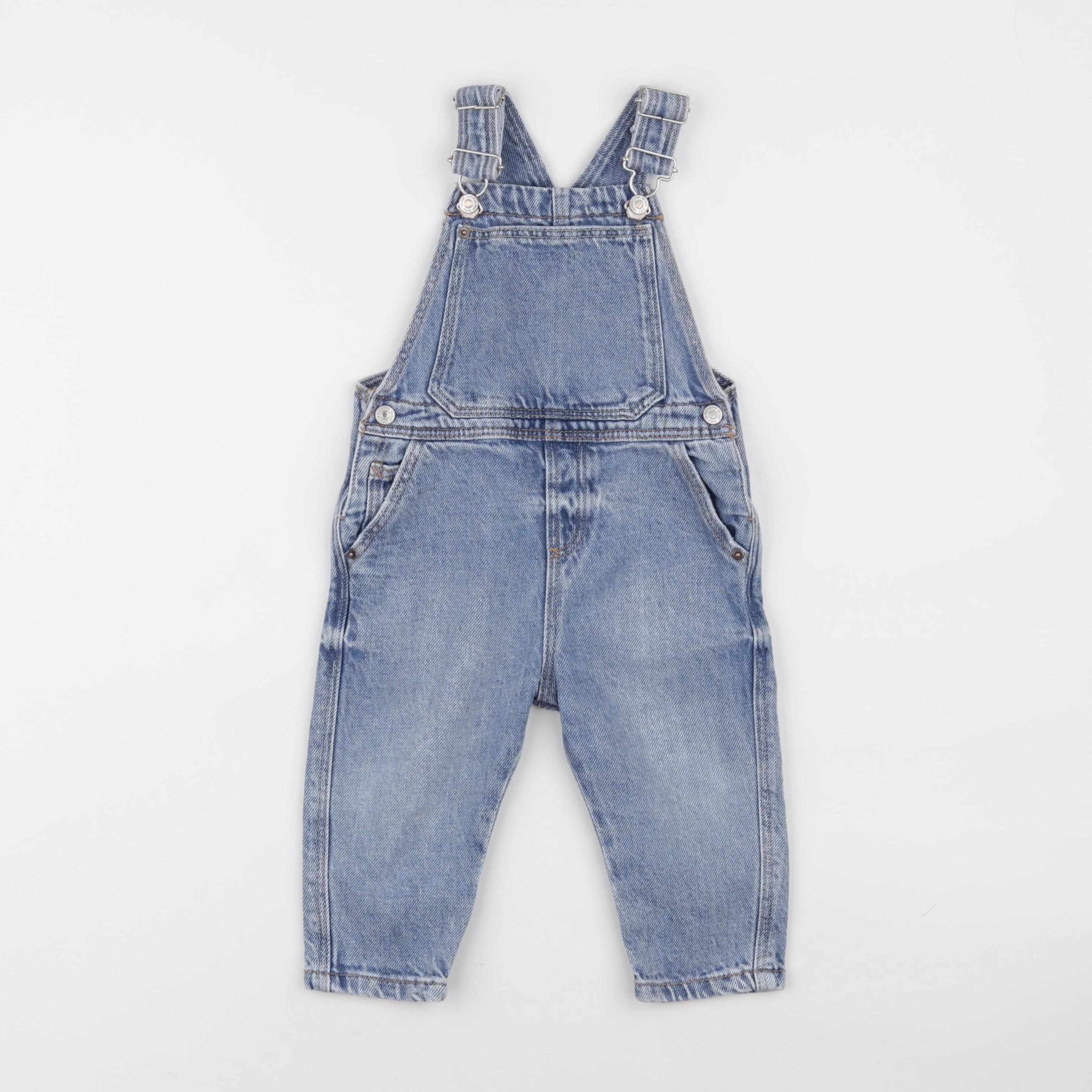 Zara - salopette bleu - 9/12 mois