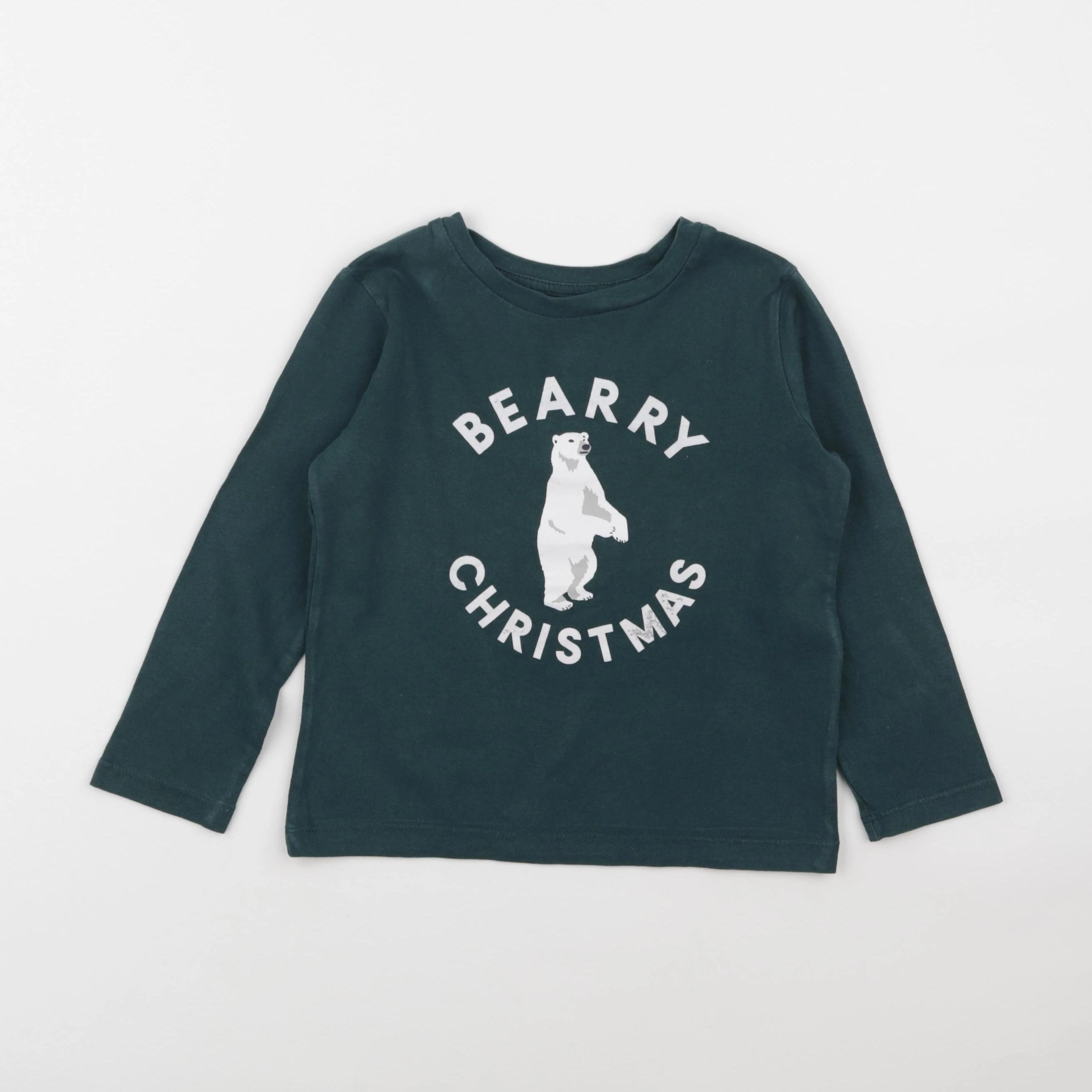 Monoprix - tee-shirt vert - 4 ans