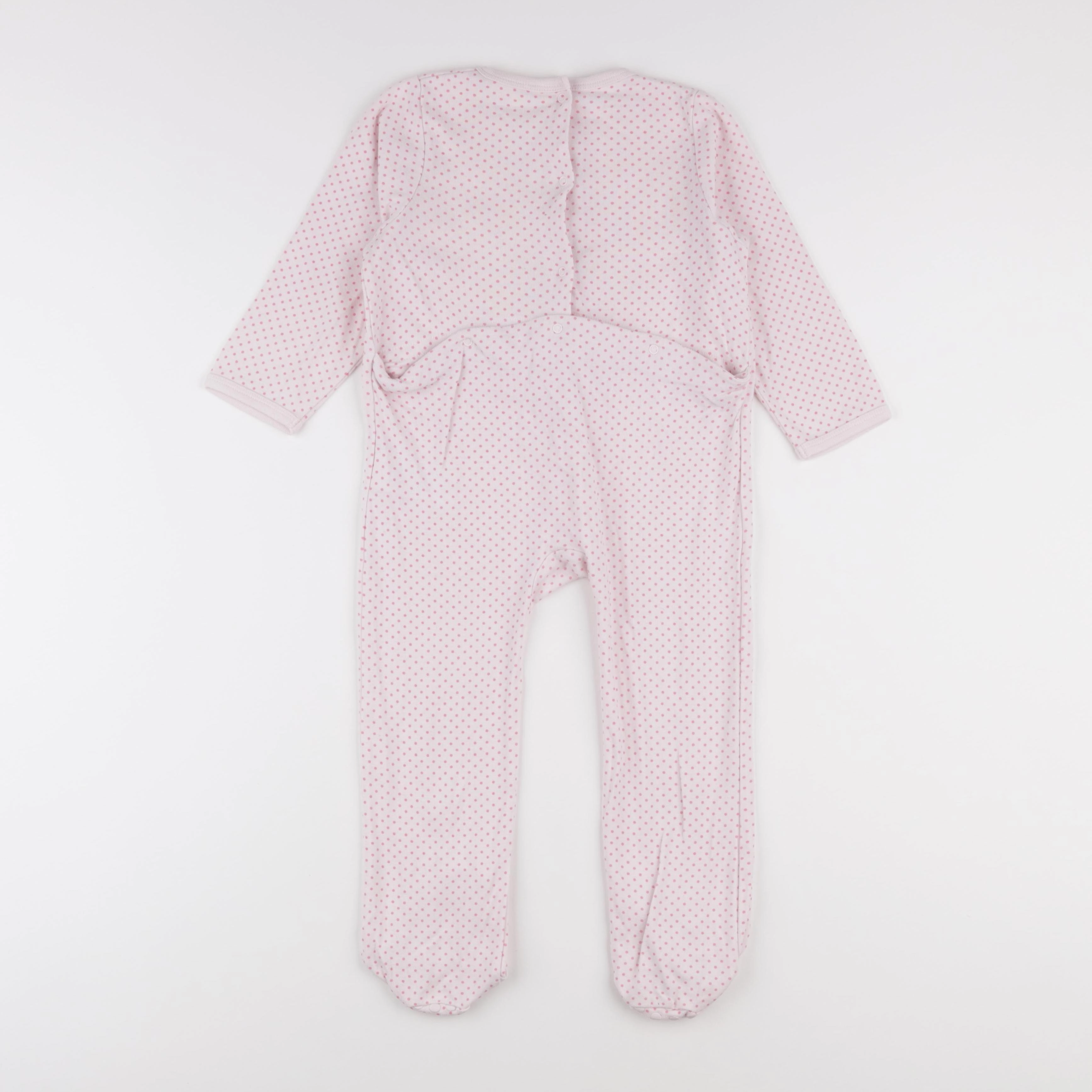 Vertbaudet - pyjama coton rose - 3 ans