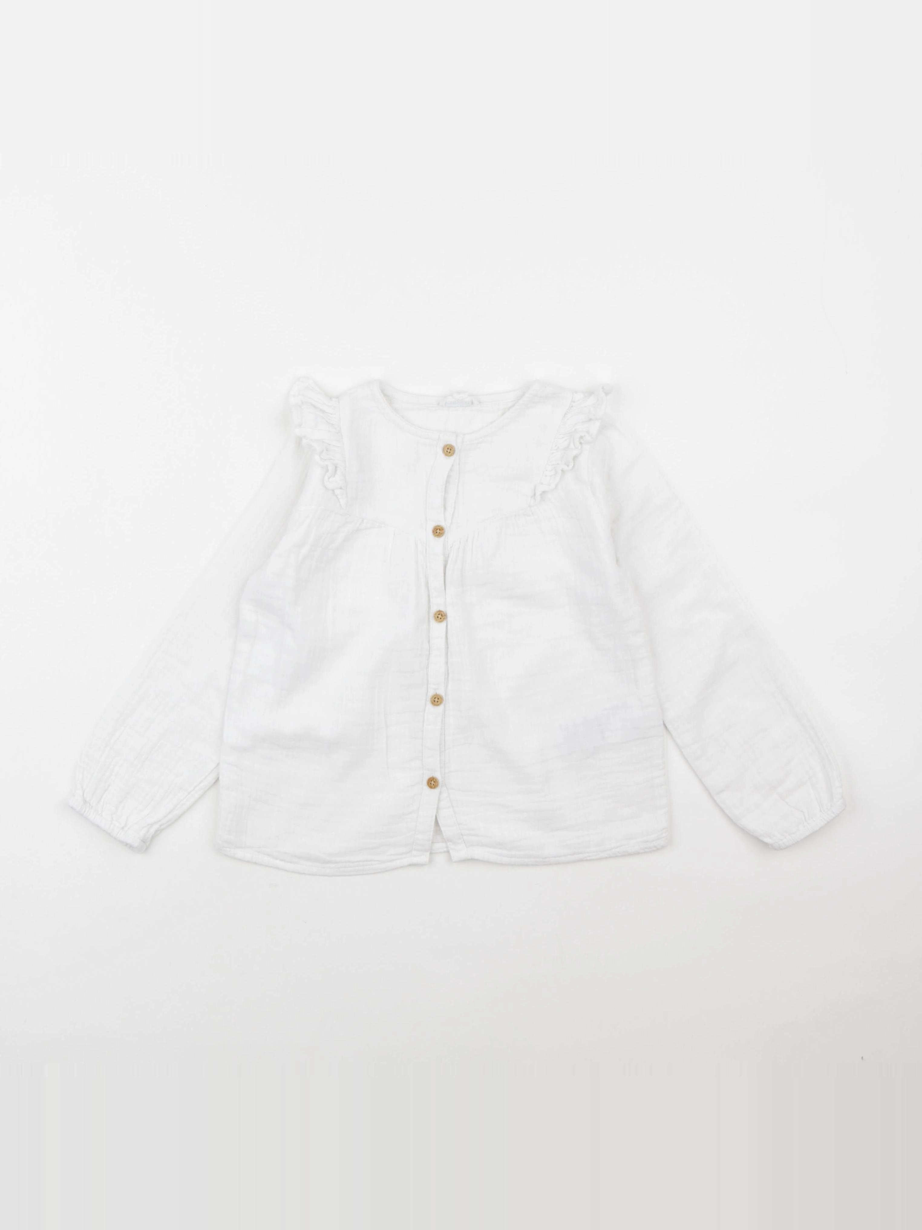Vertbaudet - blouse blanc - 5 ans