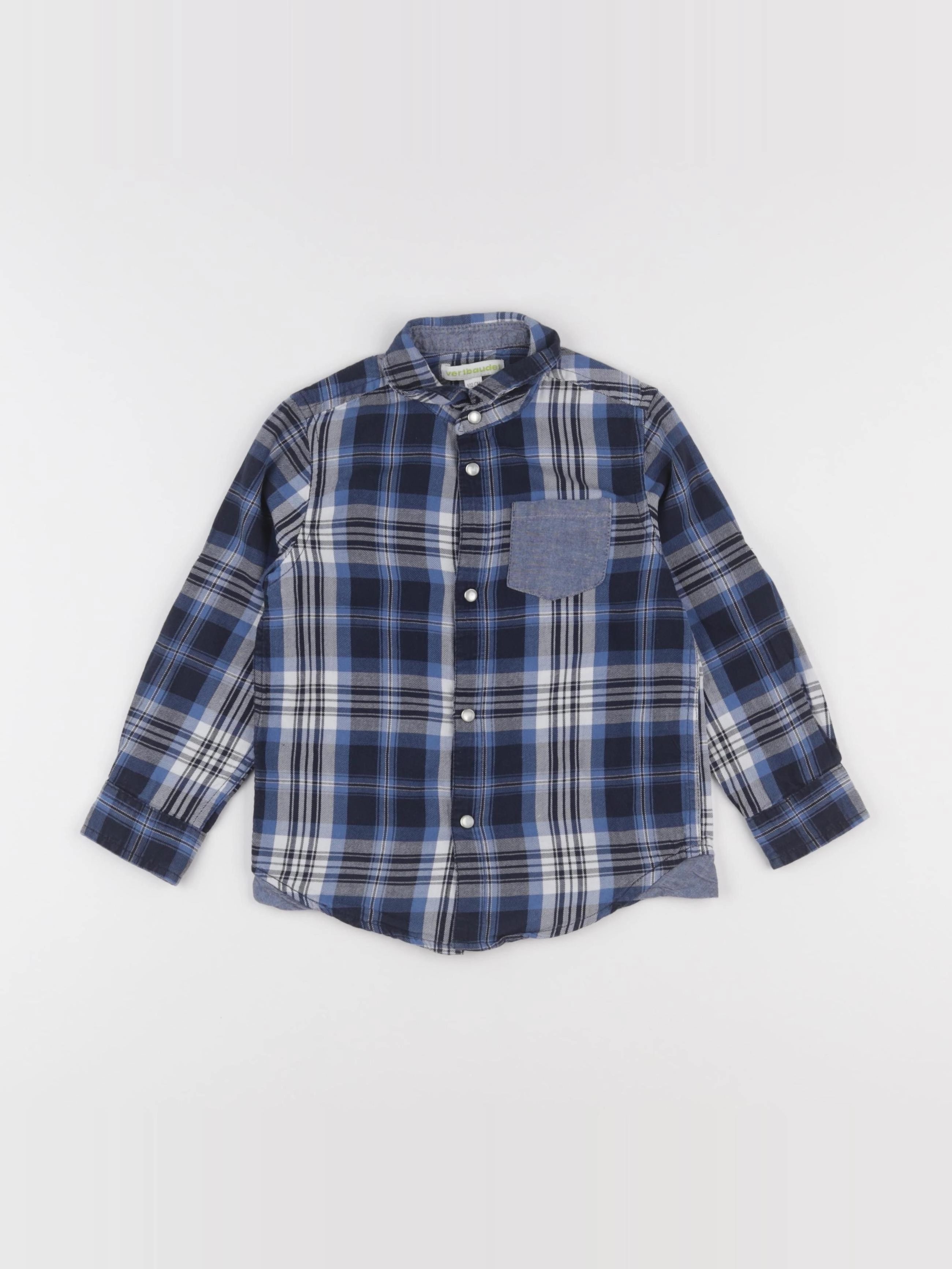 Vertbaudet - chemise bleu - 4 ans