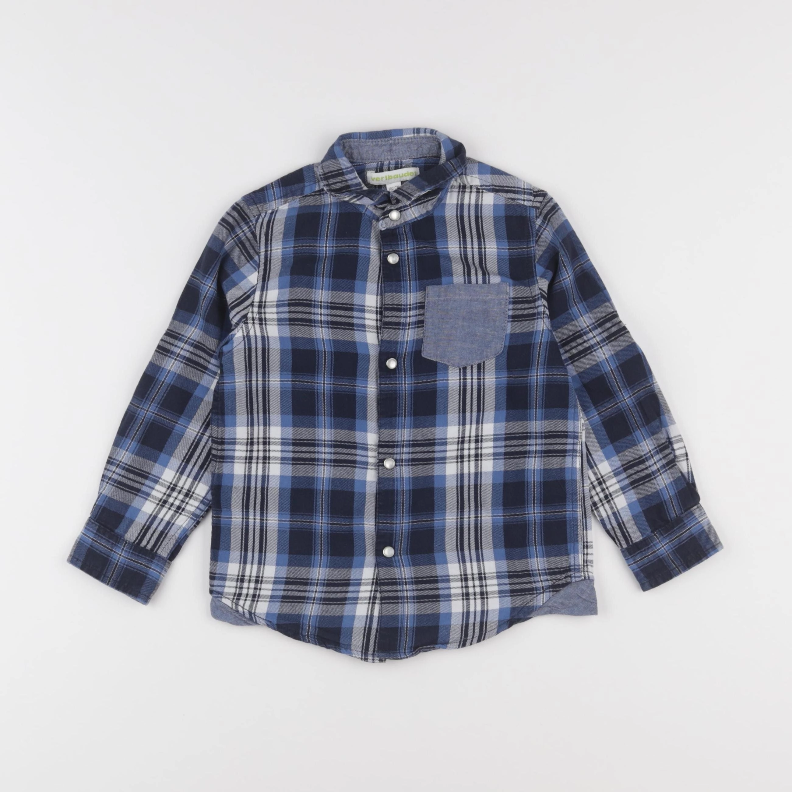 Vertbaudet - chemise bleu - 4 ans