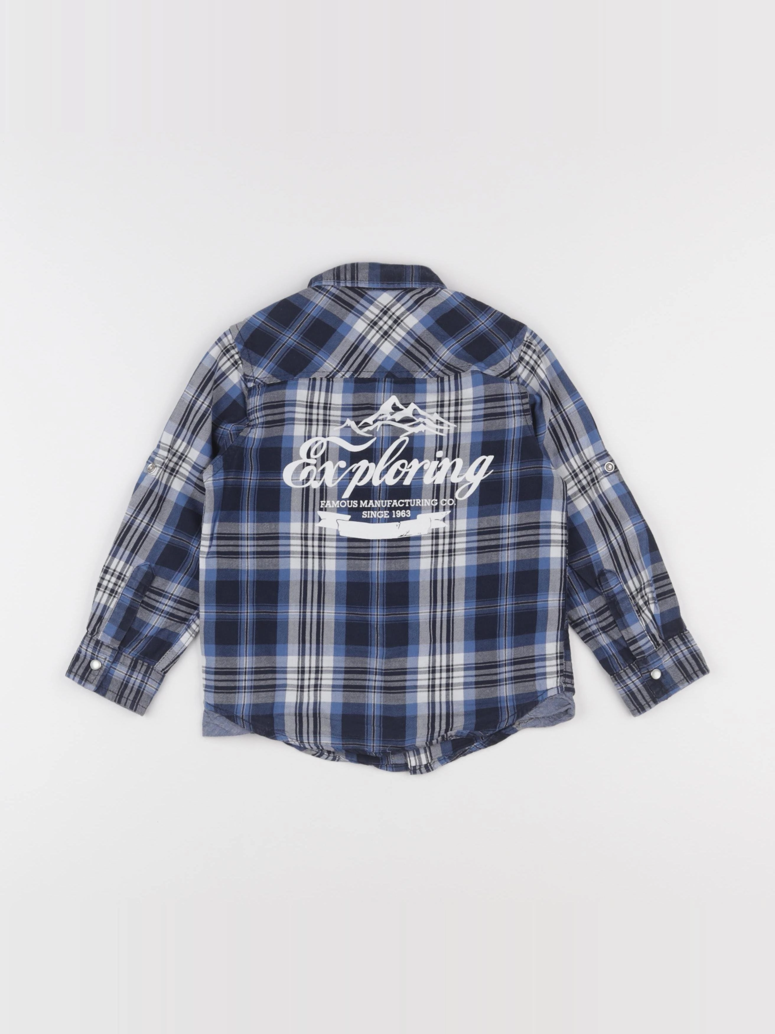 Vertbaudet - chemise bleu - 4 ans