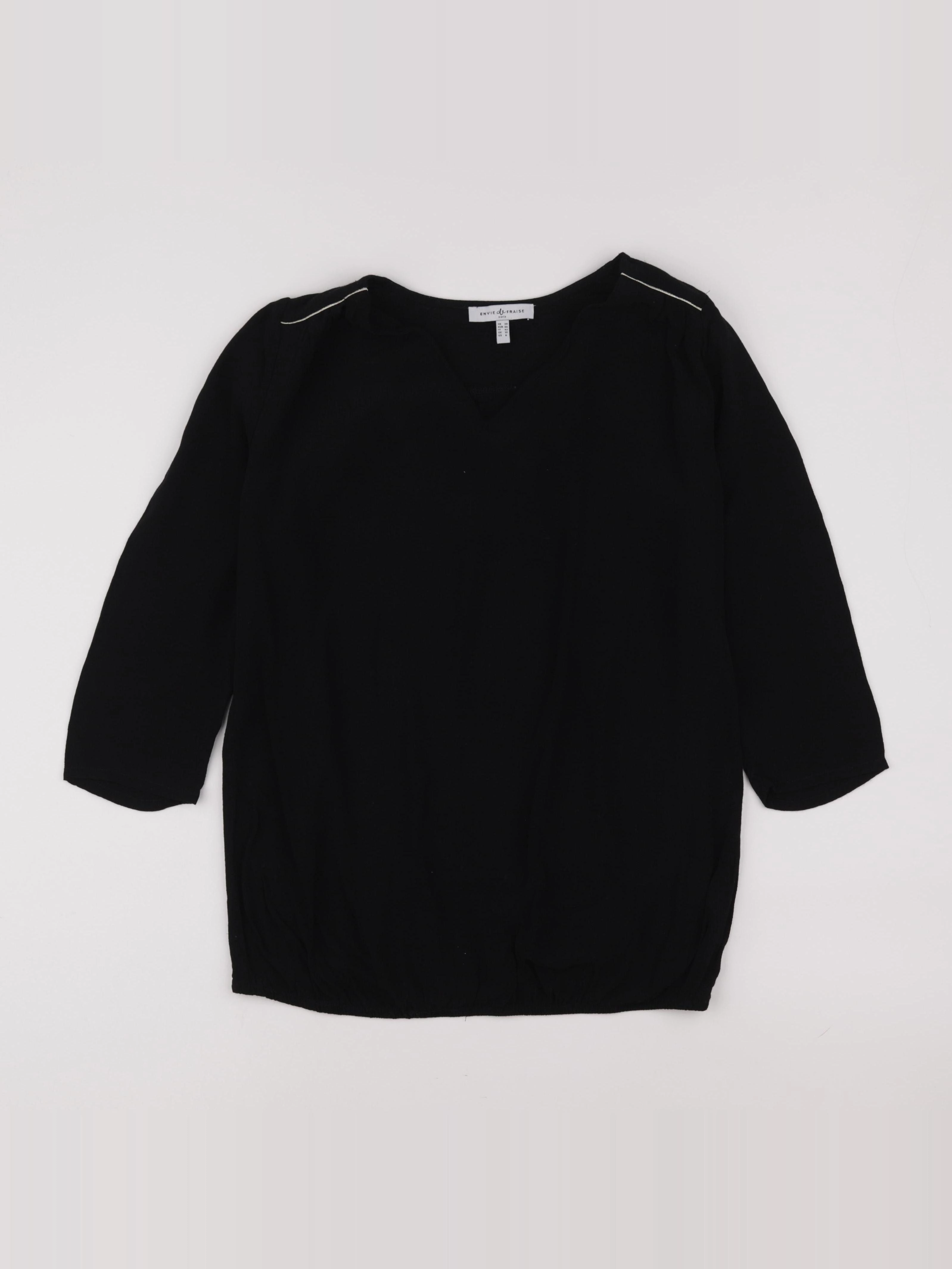 Envie de fraise - blouse grossesse noir - 38