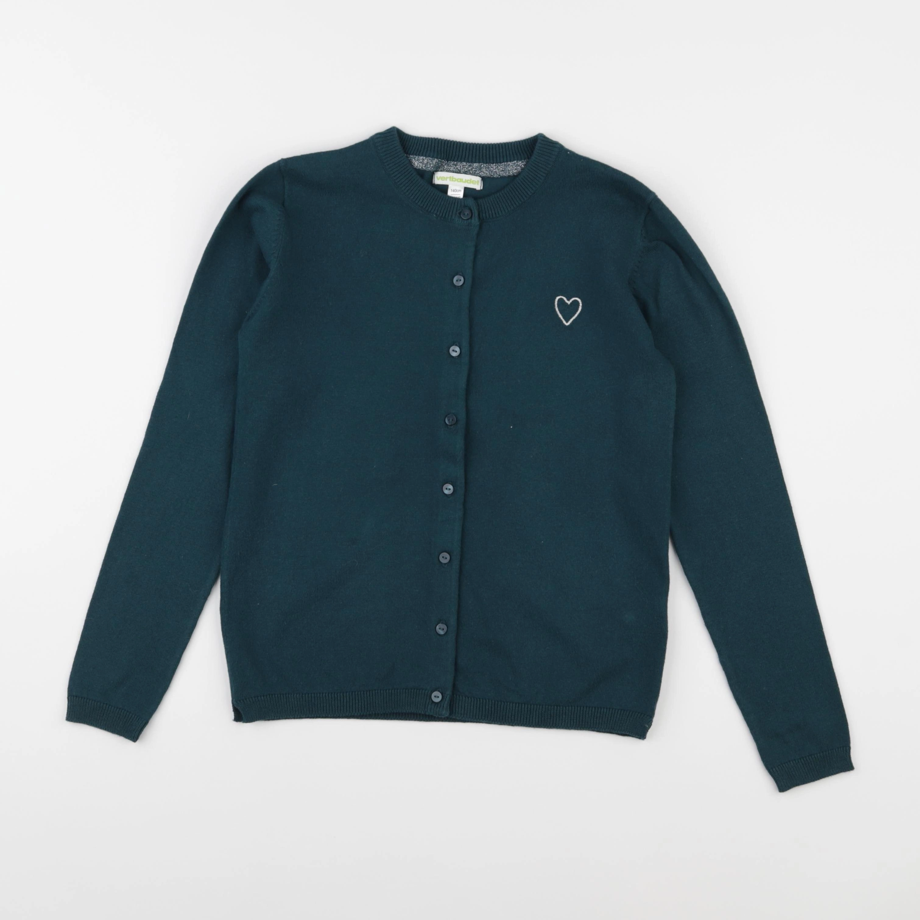 Vertbaudet - gilet bleu - 10 ans