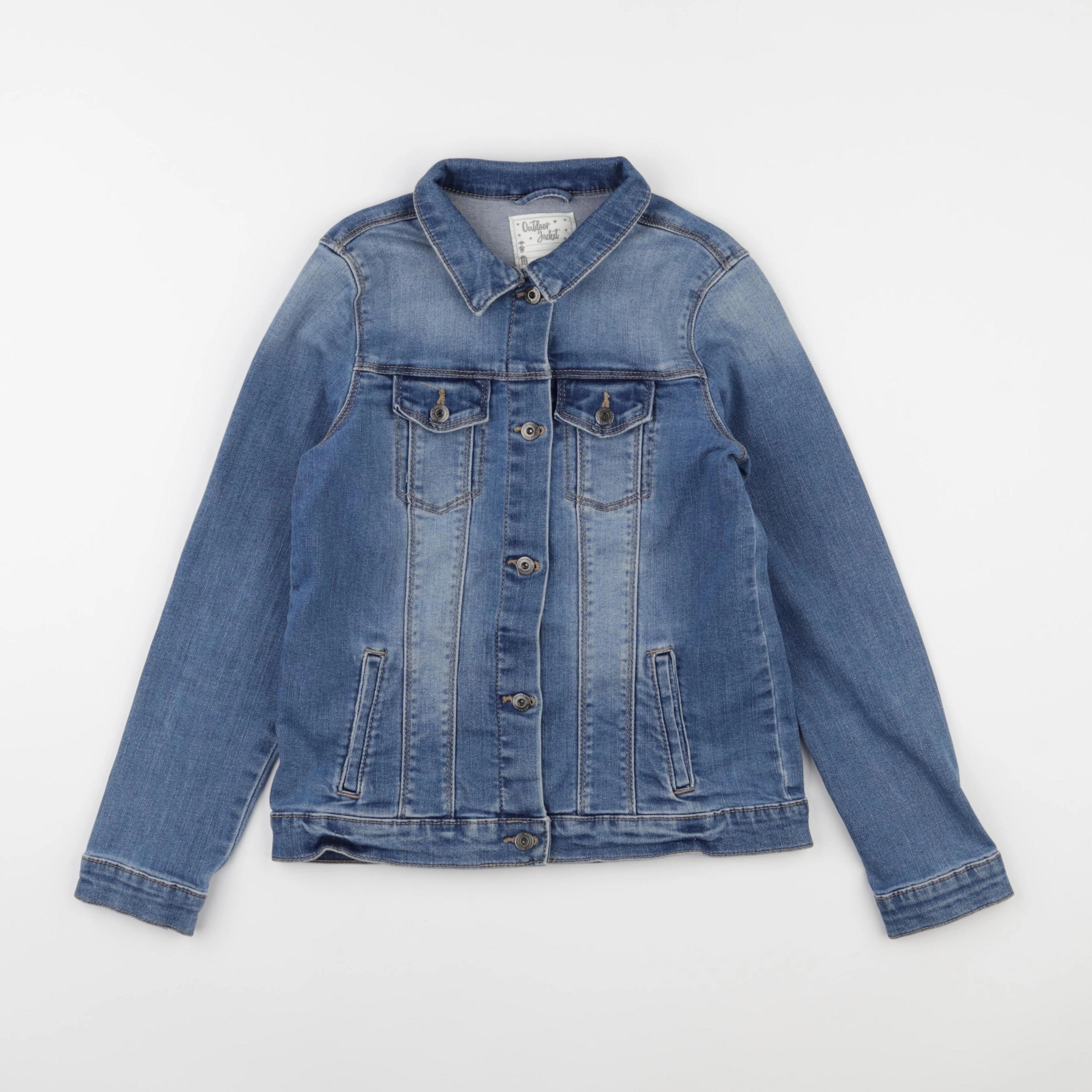Vertbaudet - veste bleu - 10 ans