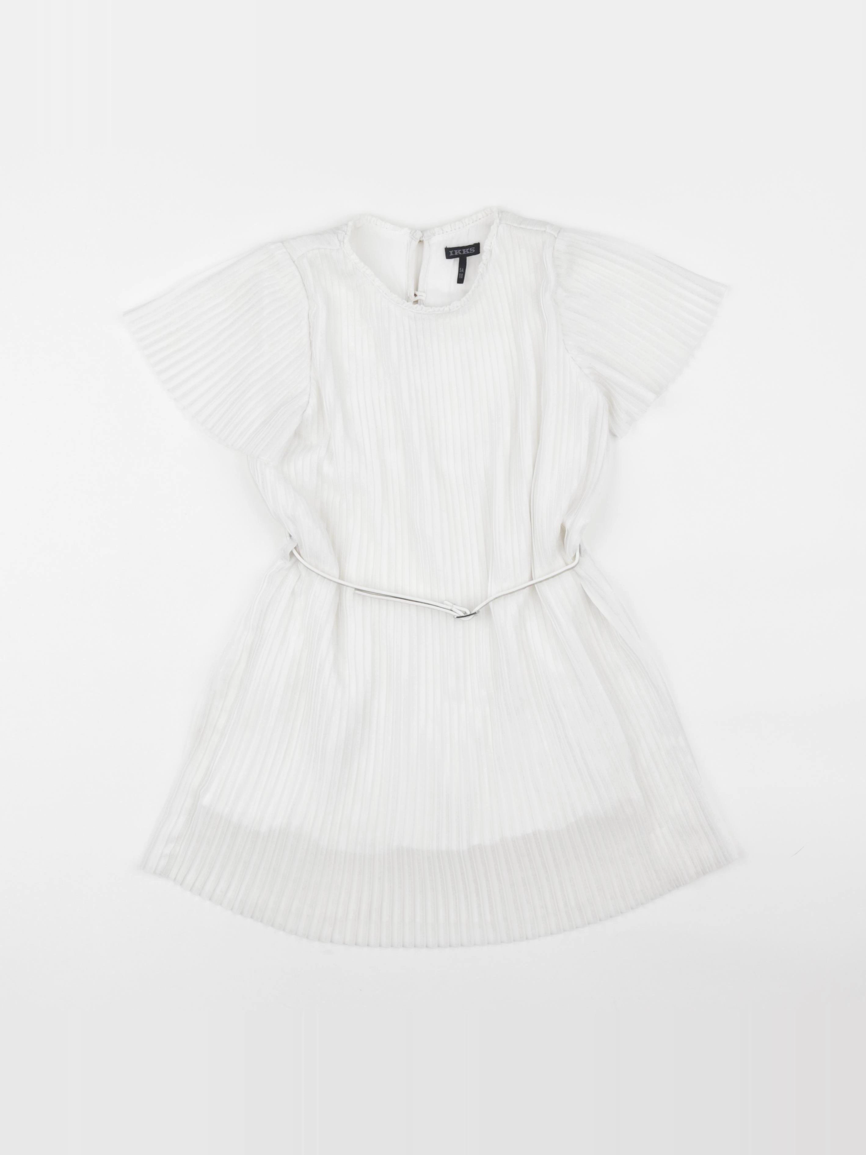 IKKS - robe blanc - 5 ans