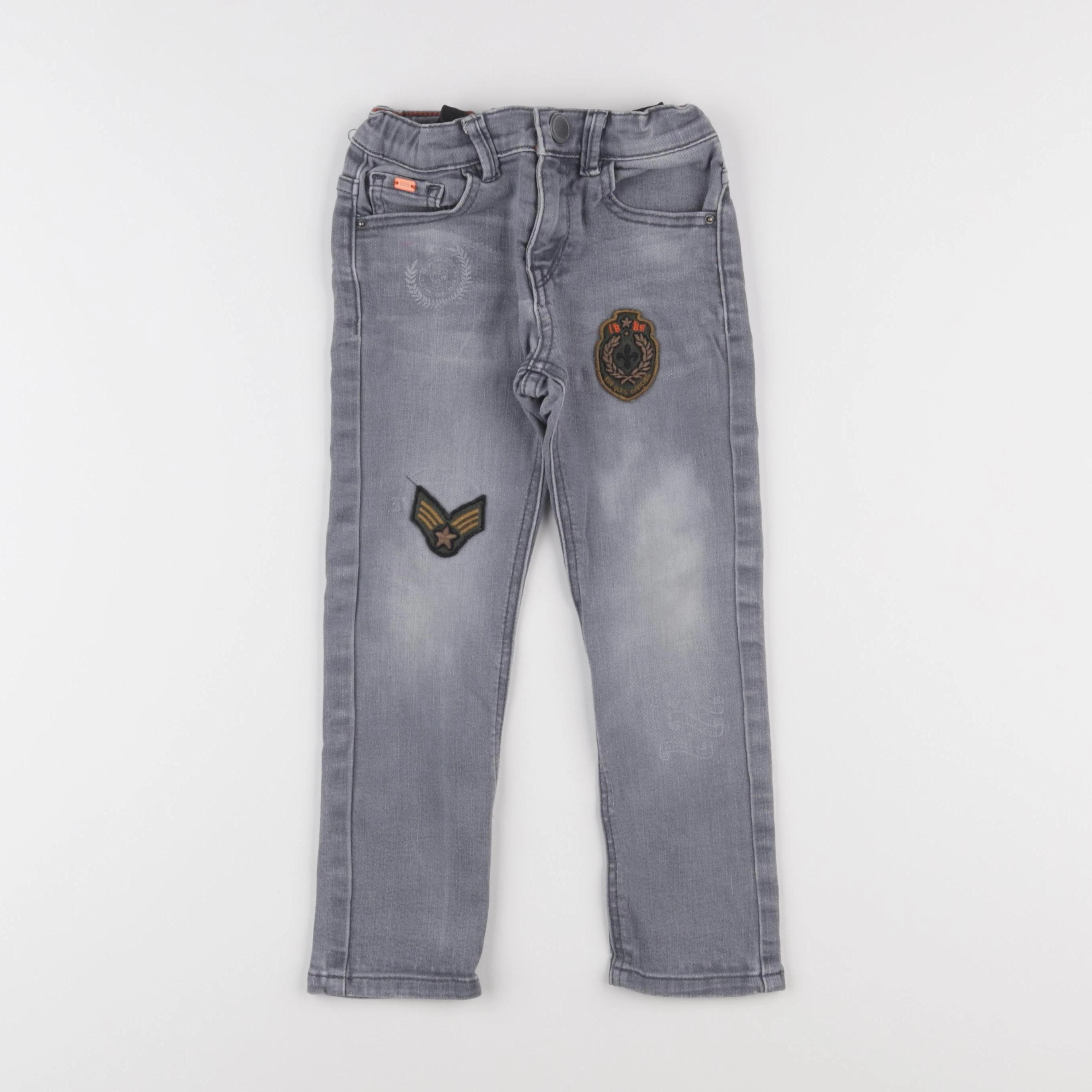 IKKS - jean gris - 4 ans