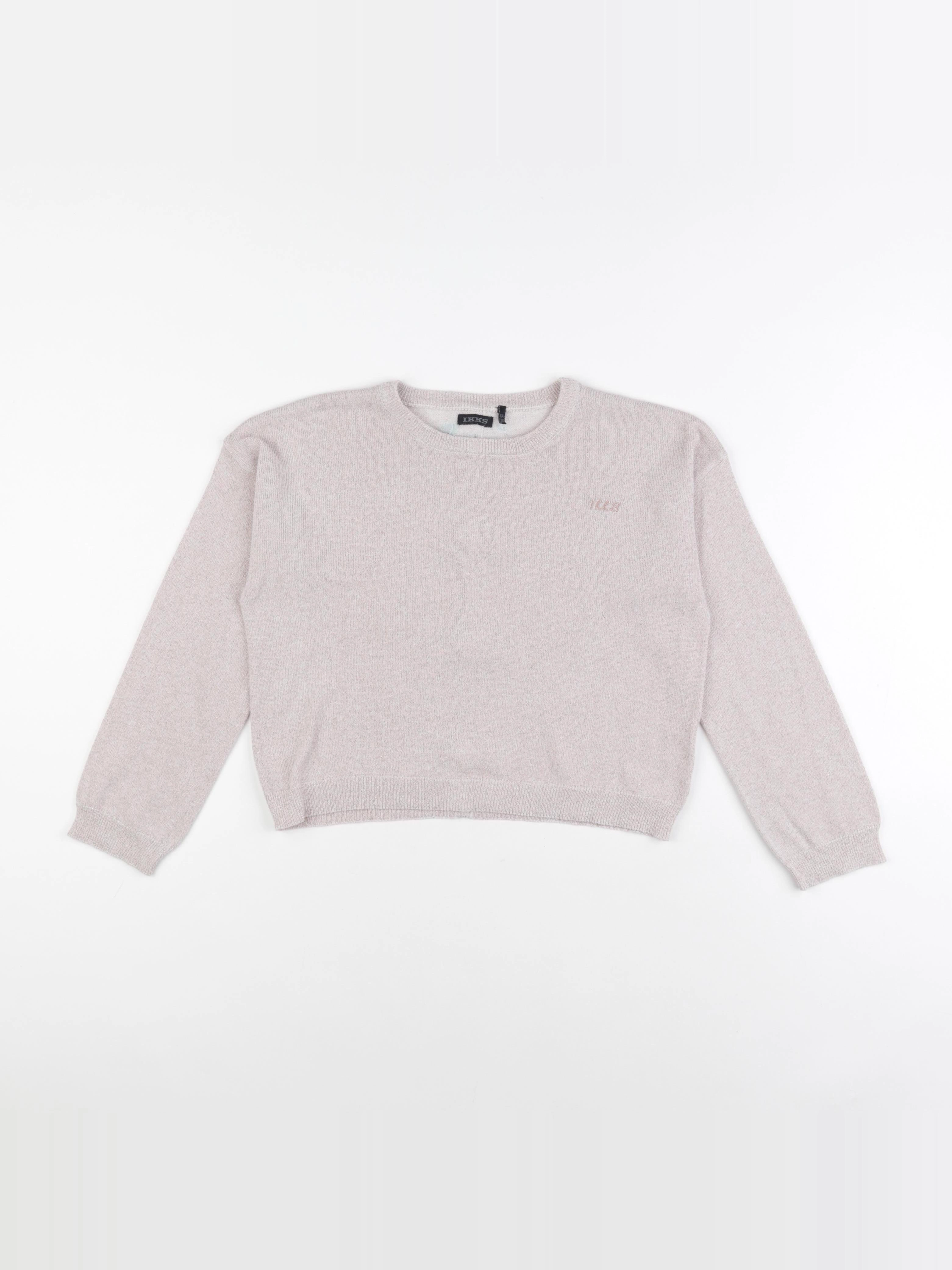 IKKS - pull rose - 8 ans