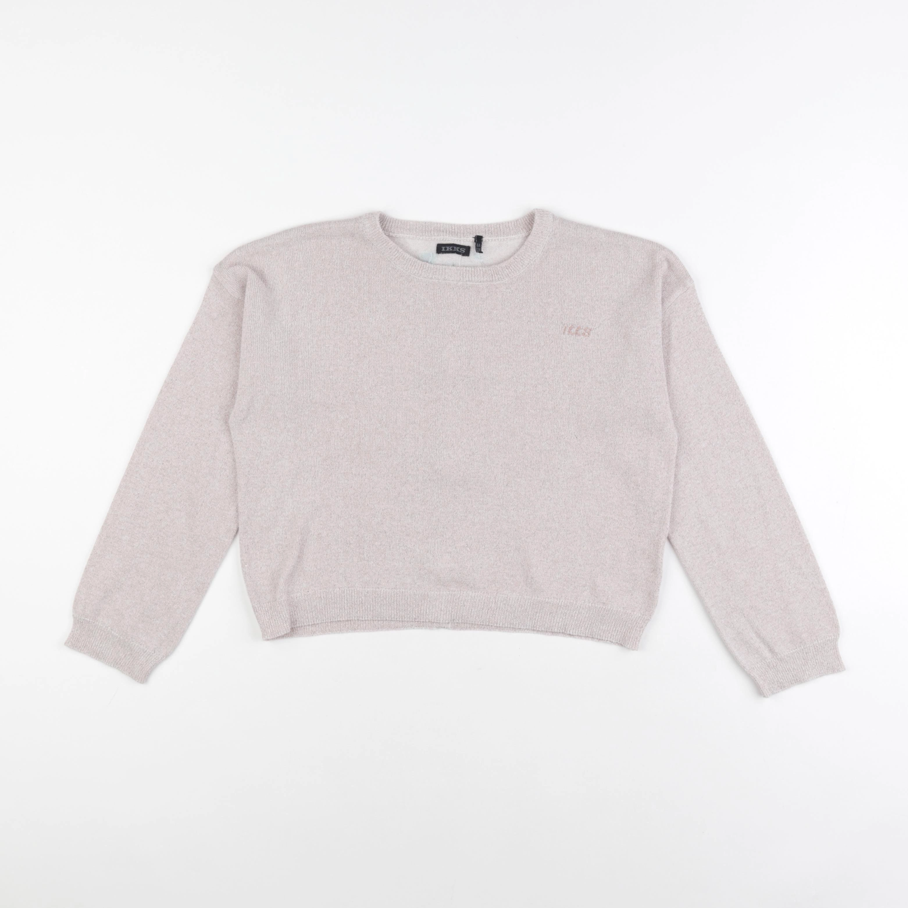 IKKS - pull rose - 8 ans