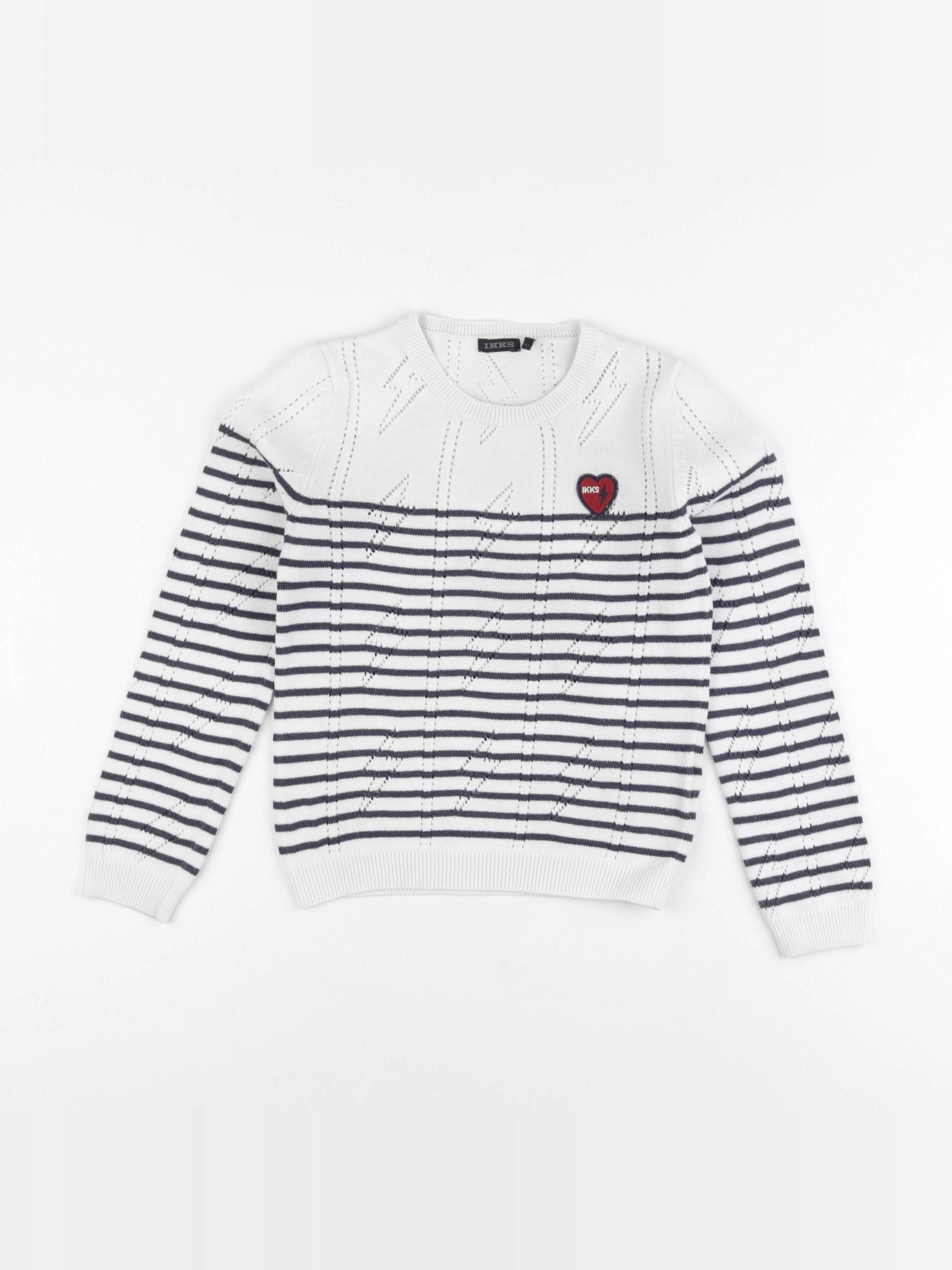 IKKS - pull bleu - 8 ans