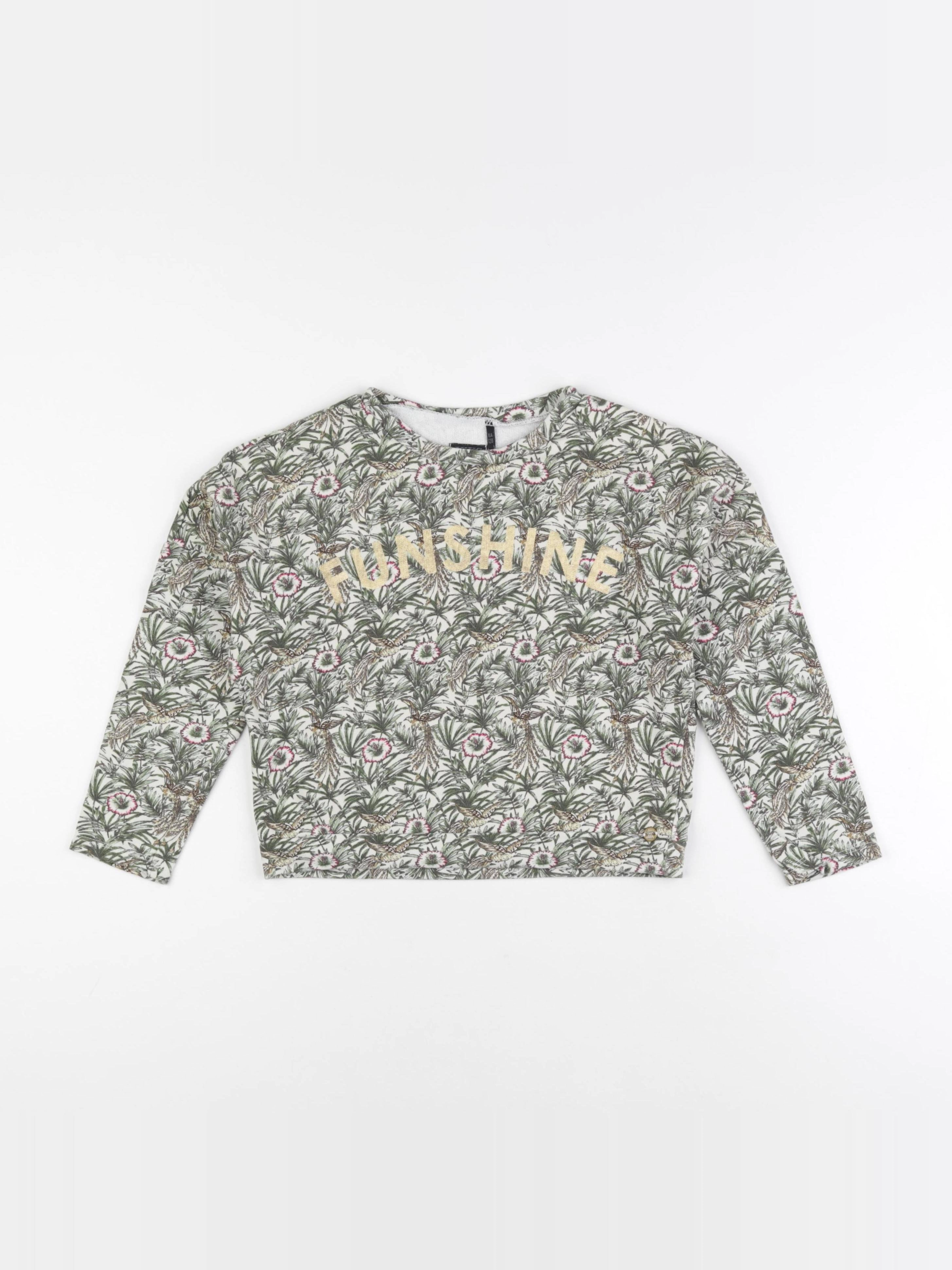 IKKS - sweat vert - 8 ans