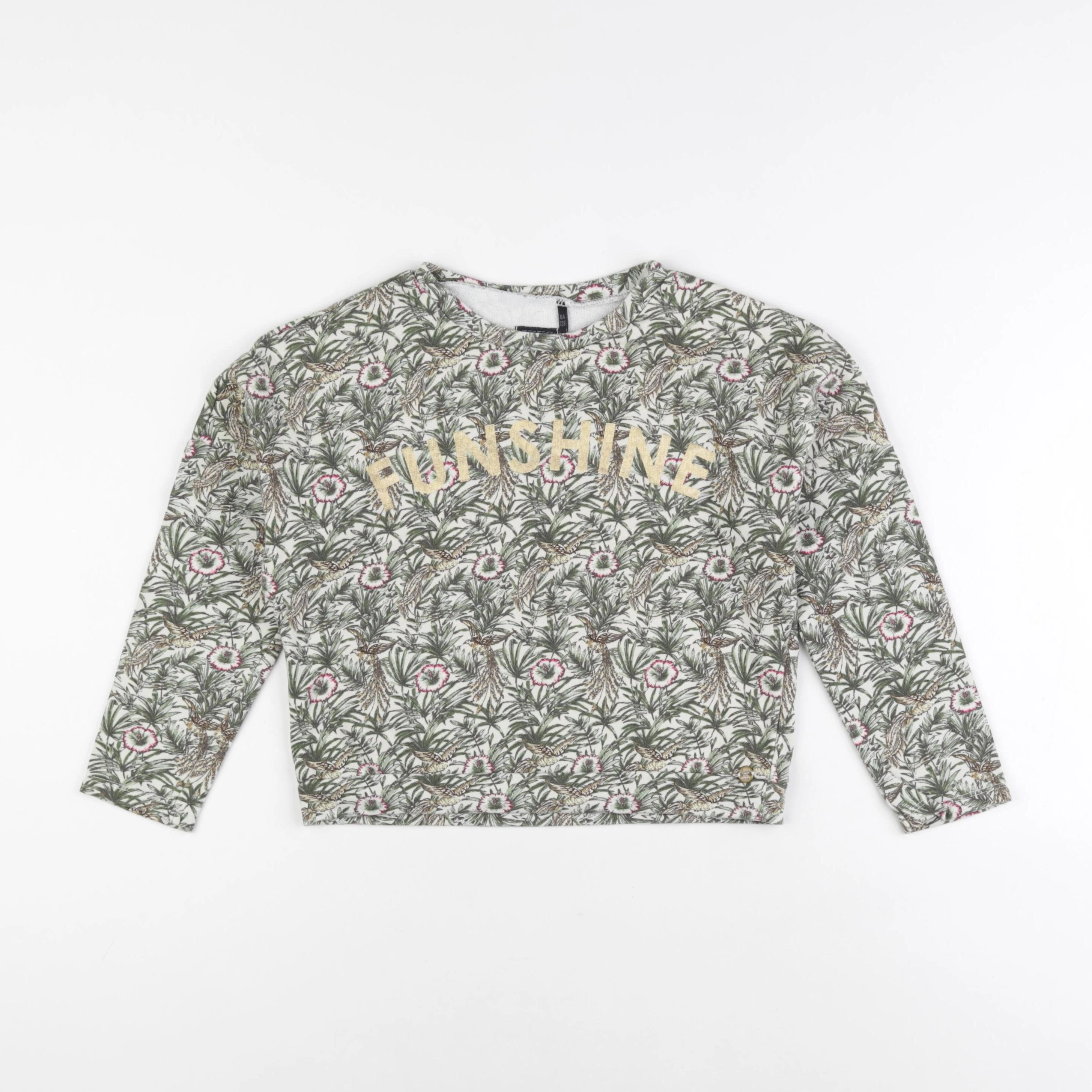 IKKS - sweat vert - 8 ans