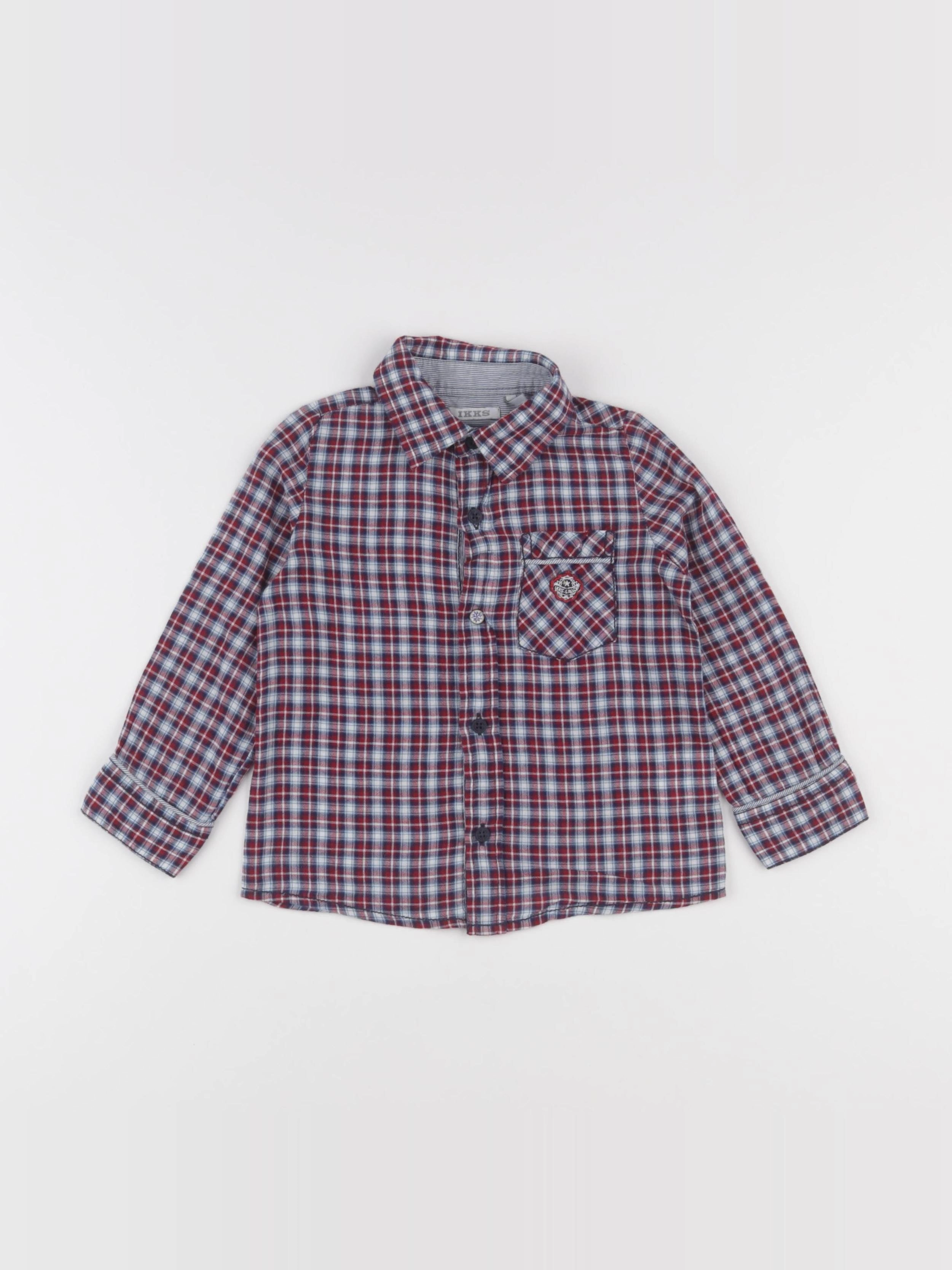 IKKS - chemise rouge - 18 mois
