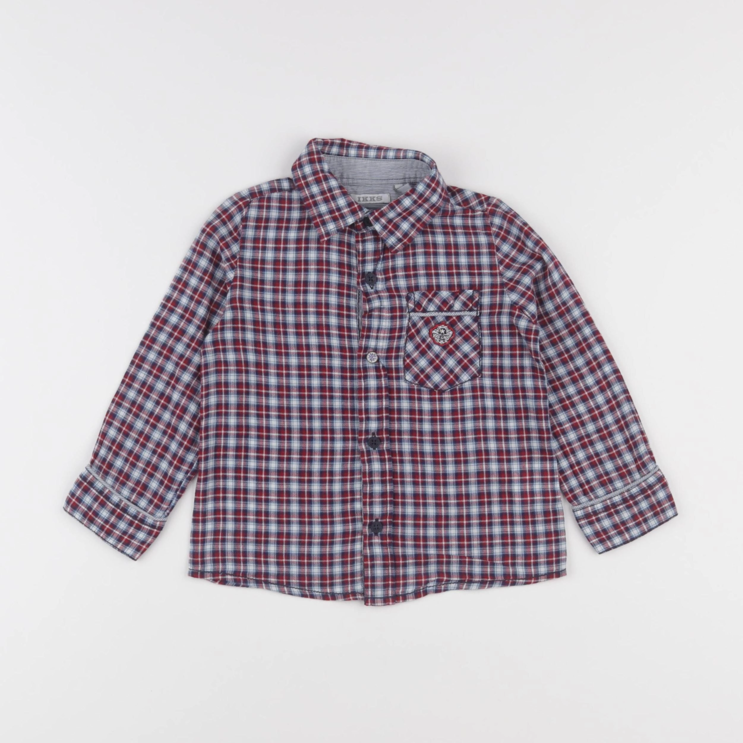 IKKS - chemise rouge - 18 mois