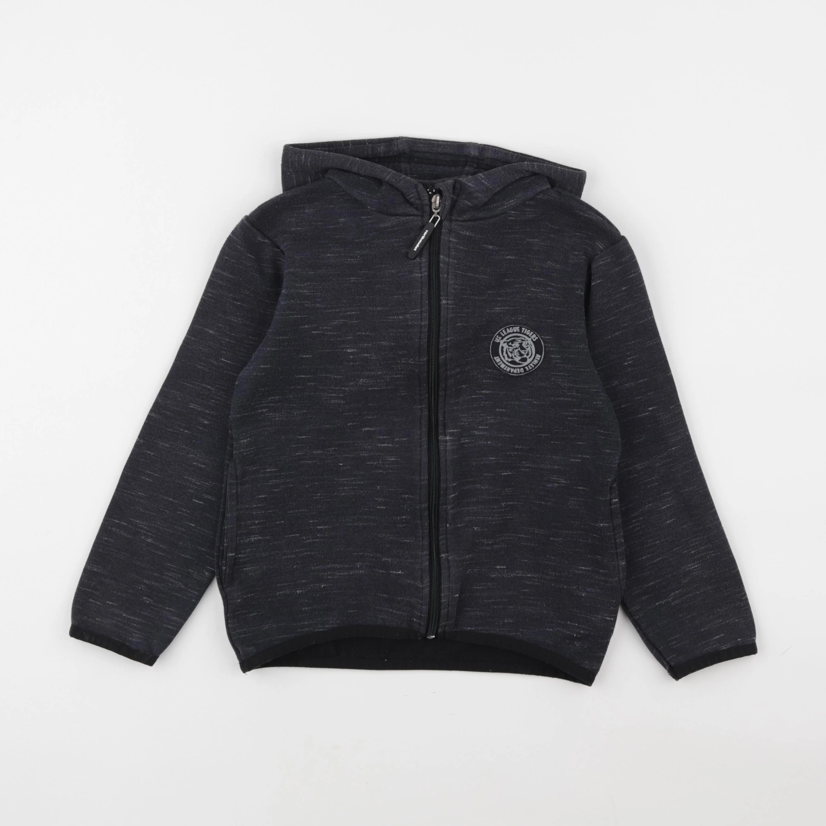 Vertbaudet - sweat gris - 8 ans