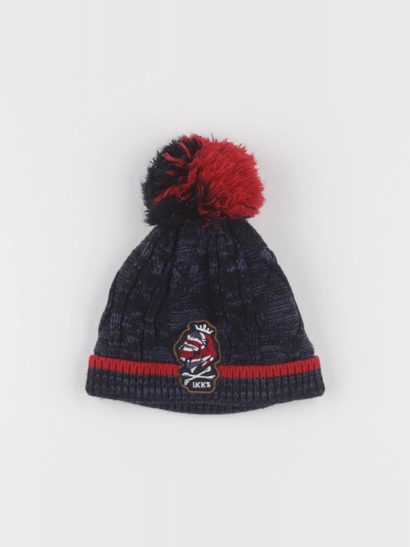 IKKS - bonnet bleu - 2/4 ans