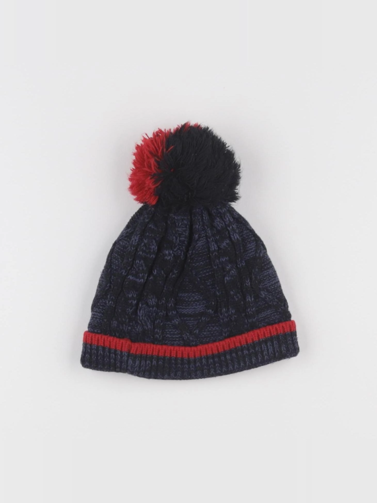 IKKS - bonnet bleu - 2/4 ans