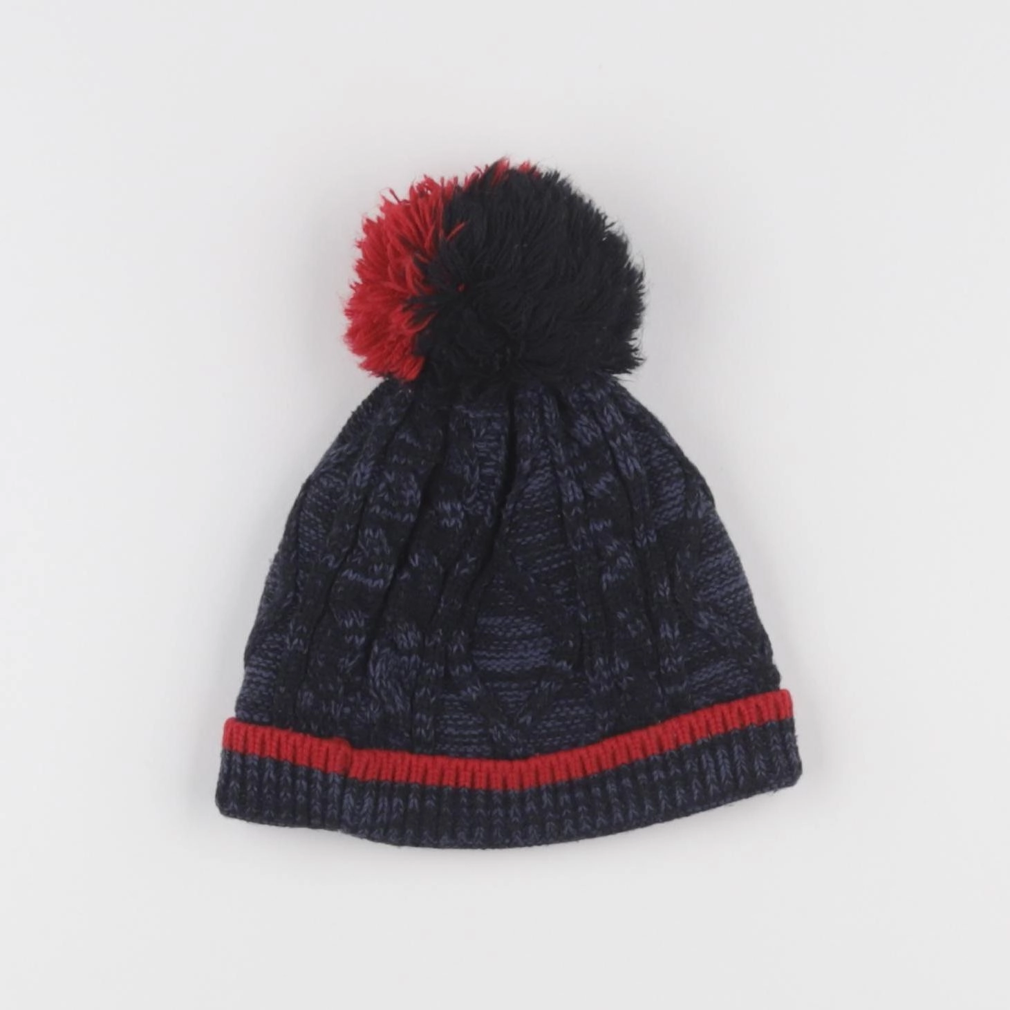 IKKS - bonnet bleu - 2/4 ans