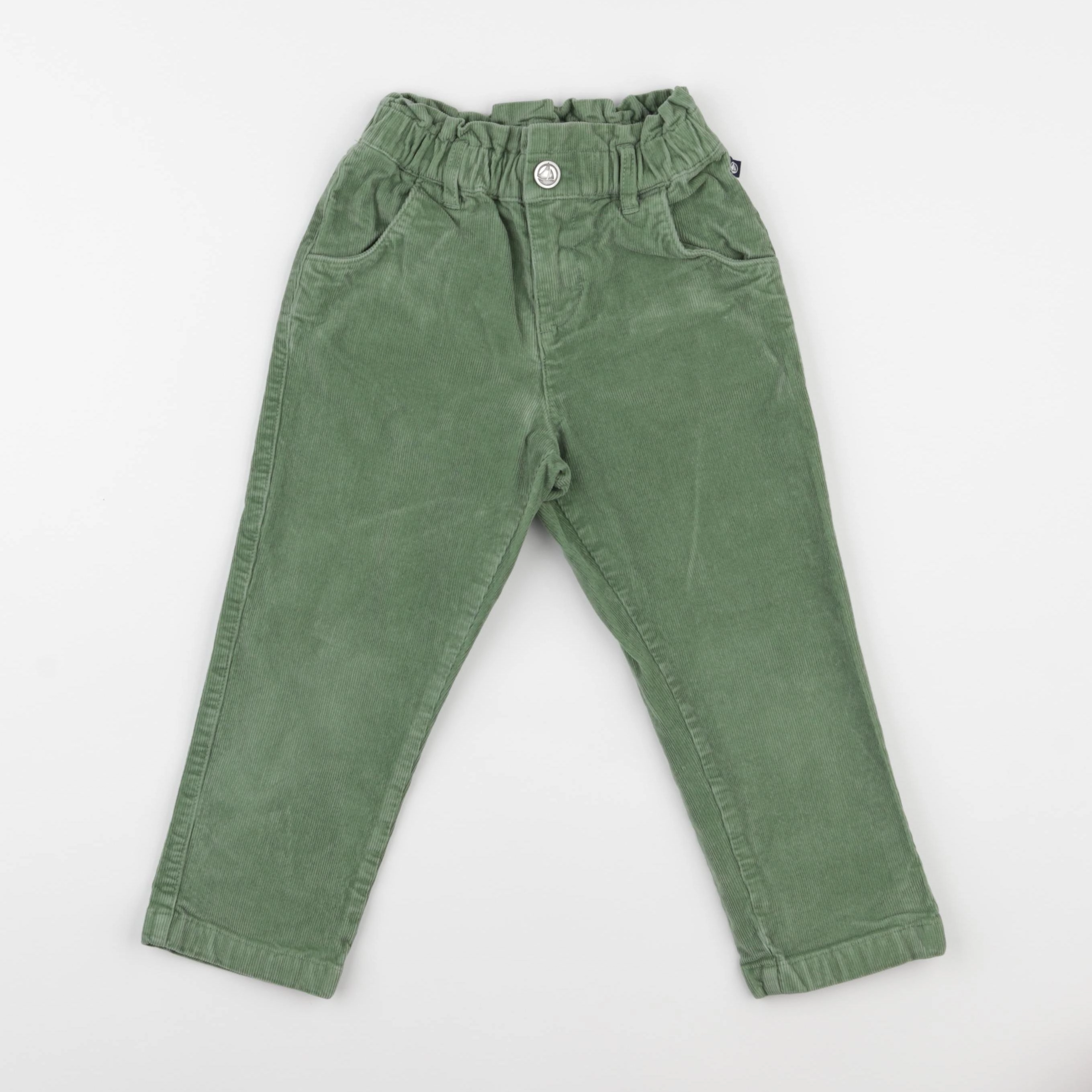 Petit Bateau - pantalon vert - 5 ans