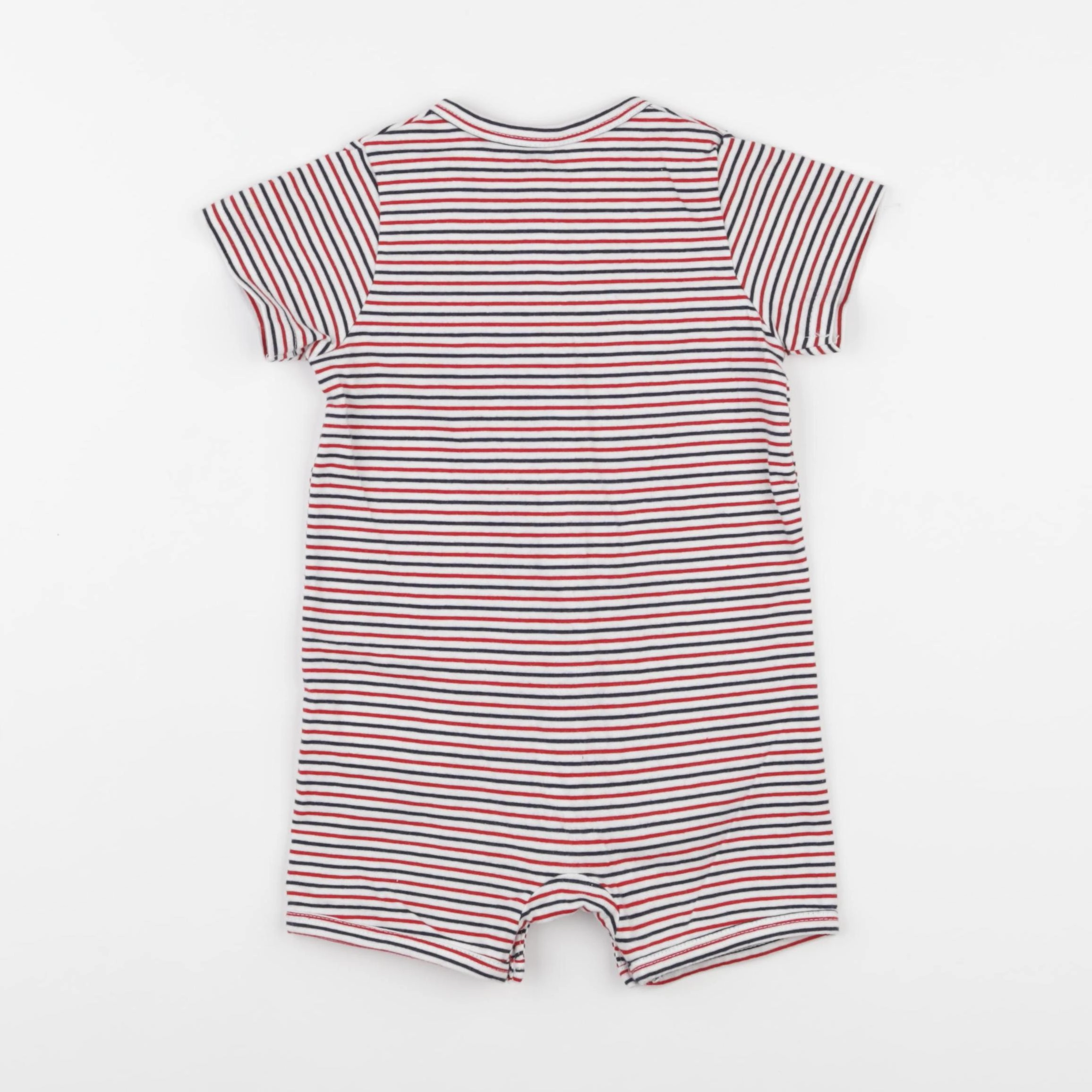 Vertbaudet - pyjama coton rouge - 12 mois