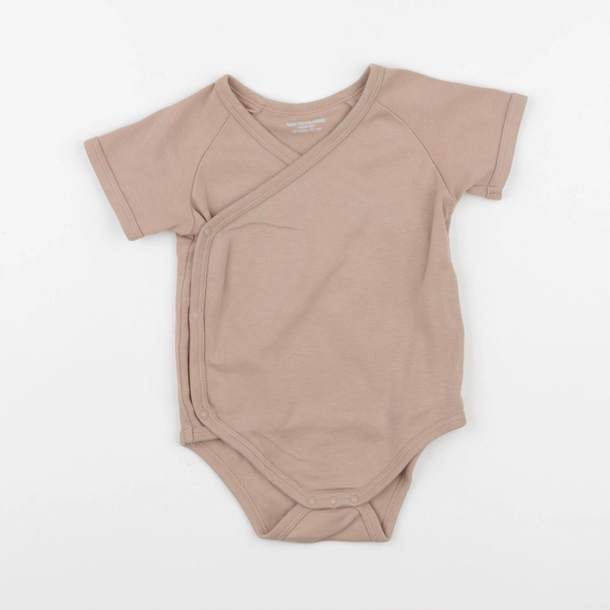 Vertbaudet - body marron - 12 mois