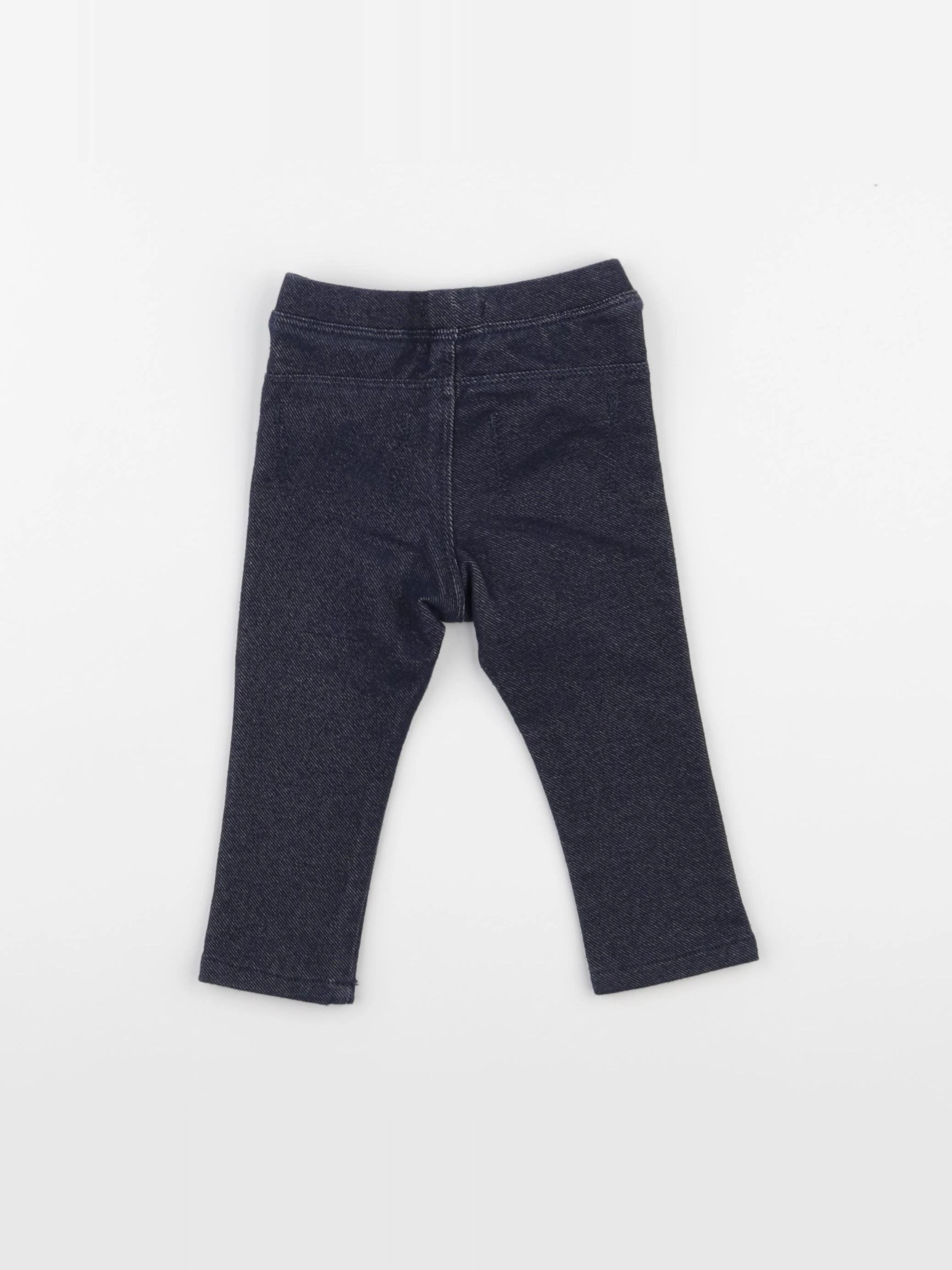 Vertbaudet - jegging bleu - 9 mois