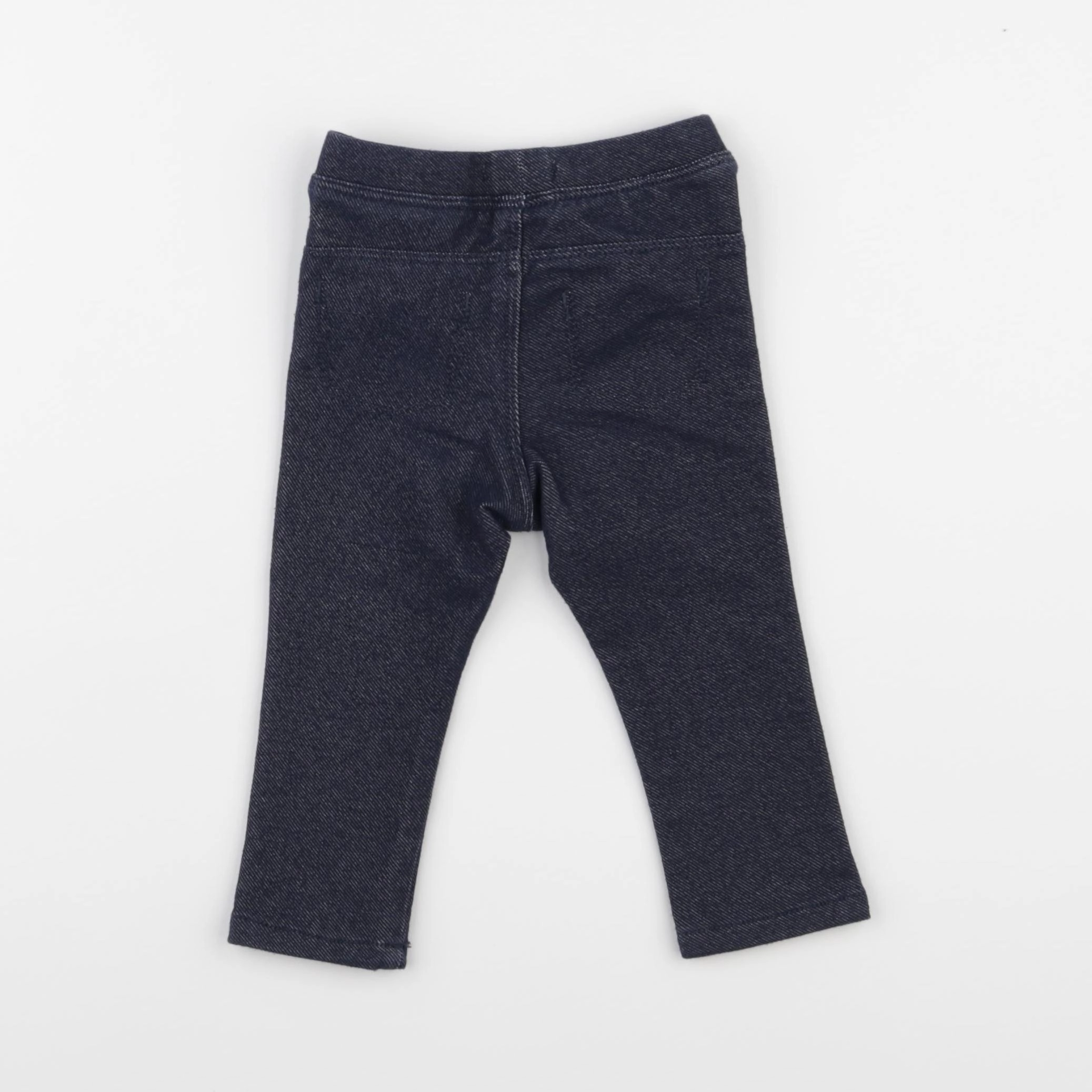 Vertbaudet - jegging bleu - 9 mois