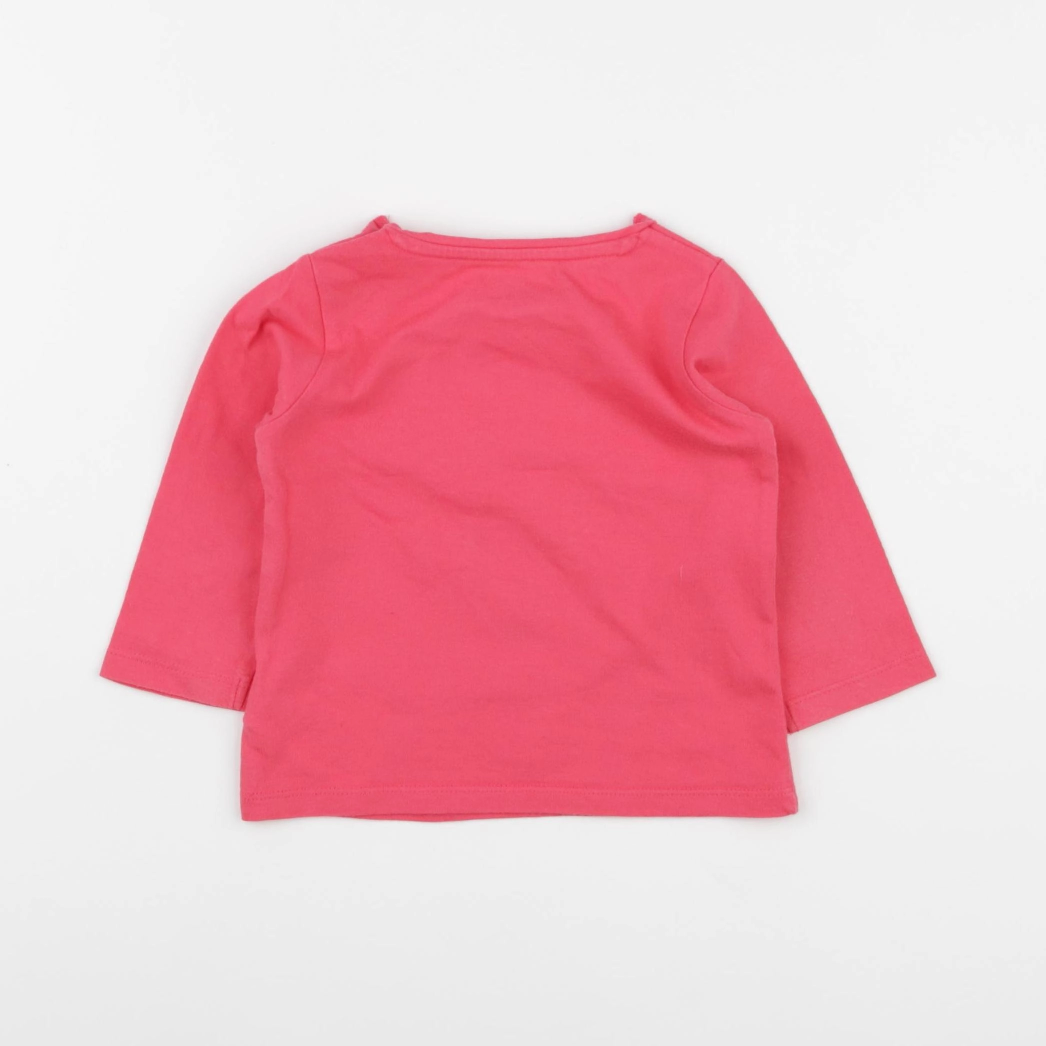 Vertbaudet - tee-shirt rose - 6/9 mois