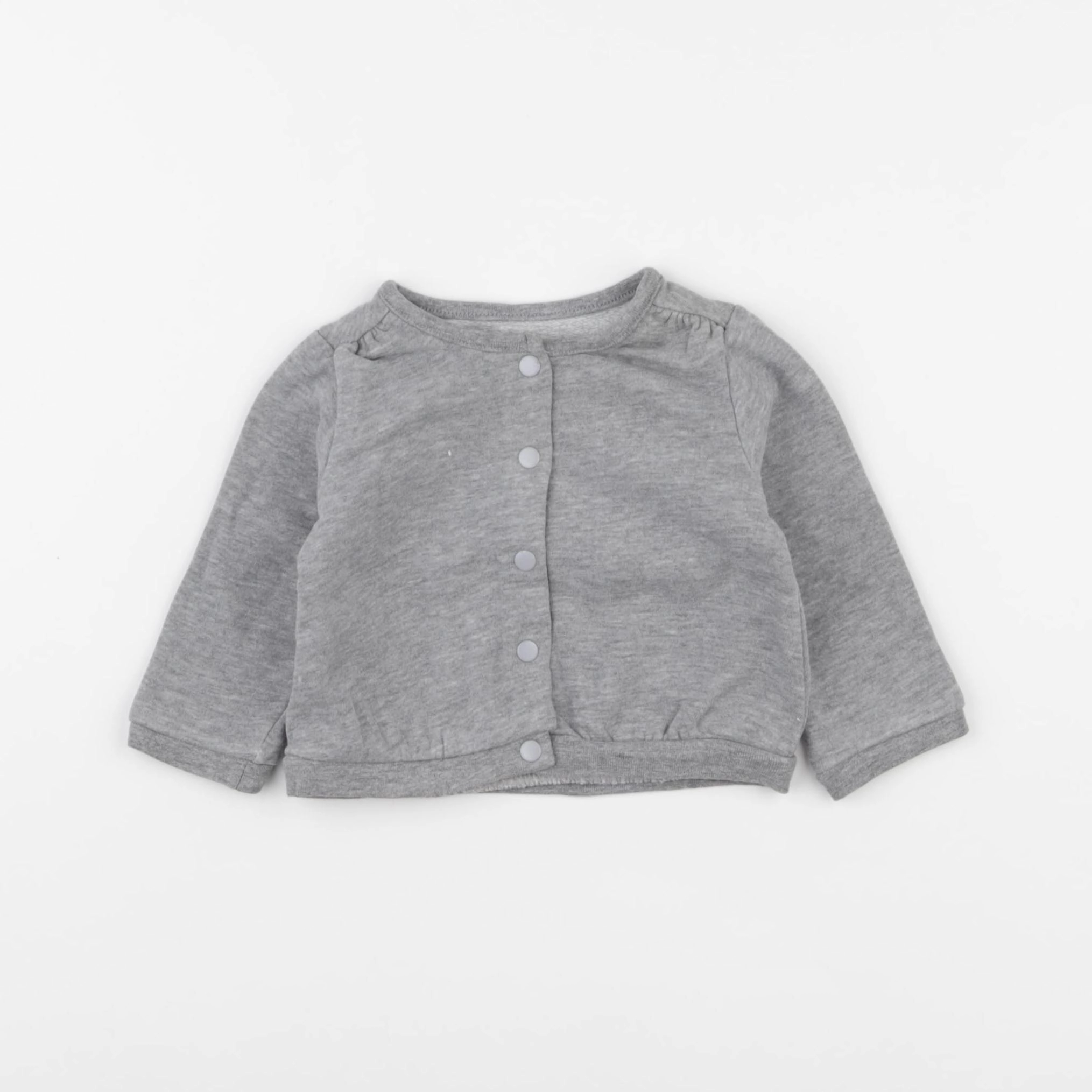 Vertbaudet - gilet gris - 6 mois