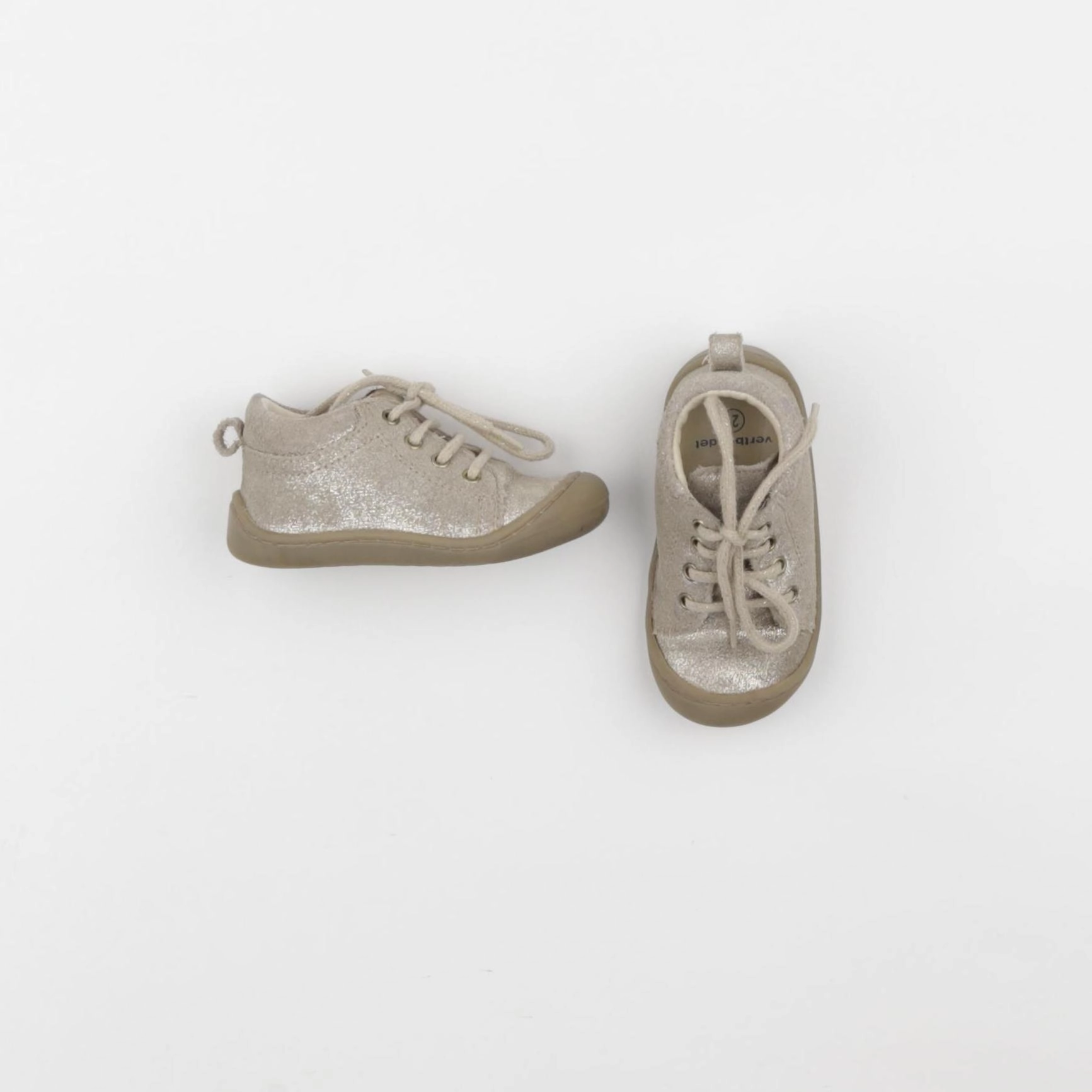 Vertbaudet - bottillons beige, or - pointure 21