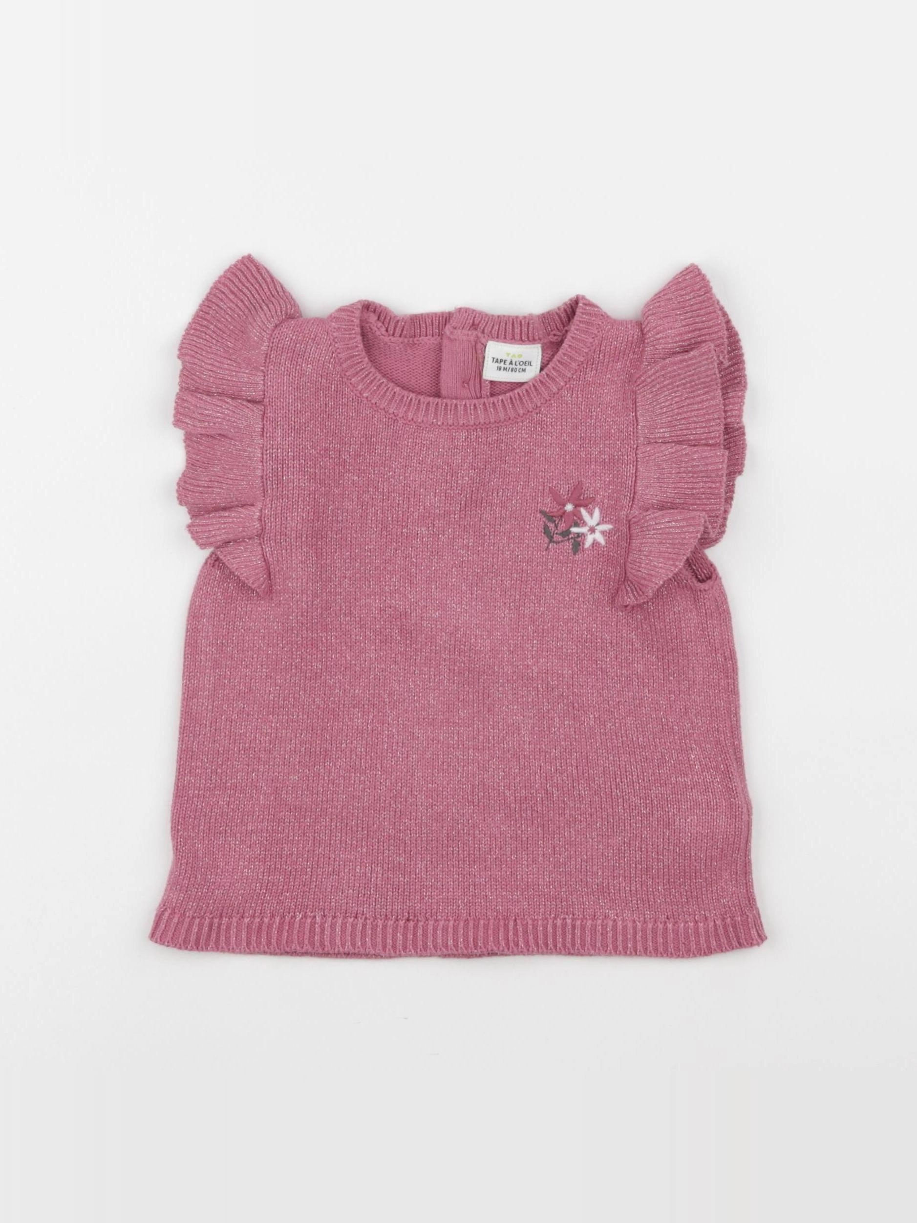 Tape à l'oeil - pull rose - 18 mois
