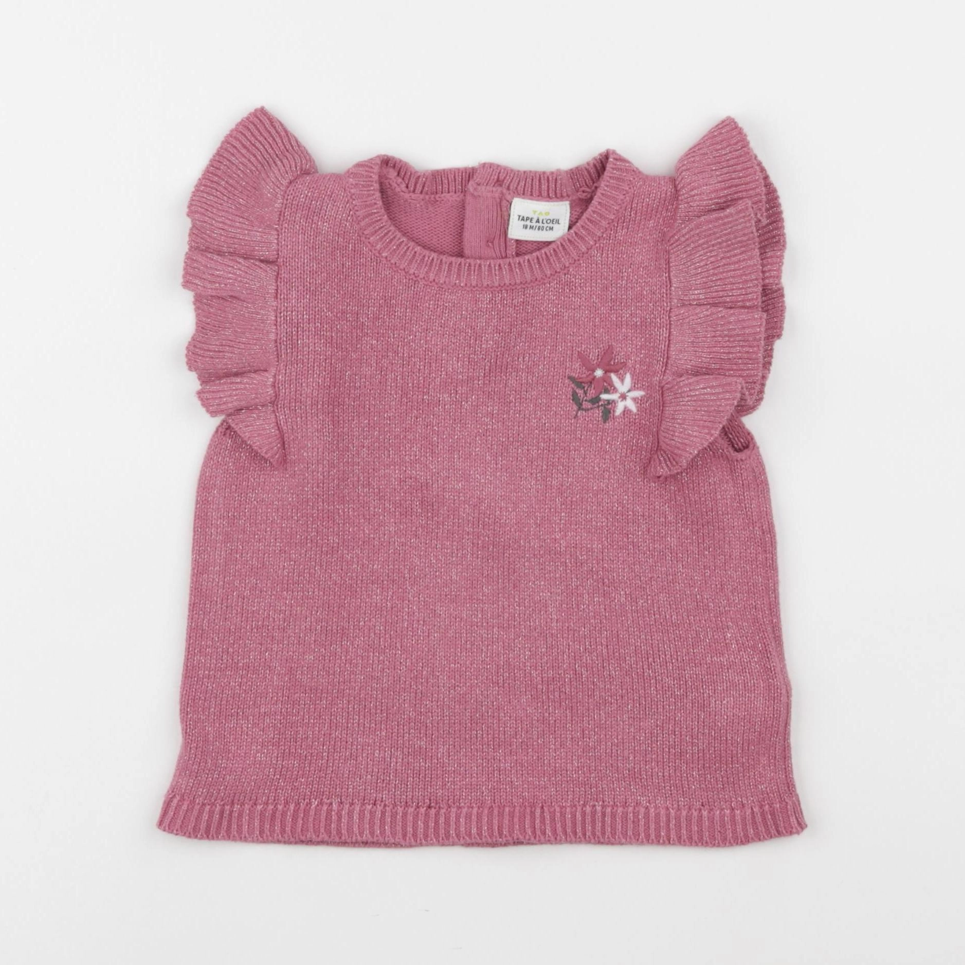 Tape à l'oeil - pull rose - 18 mois