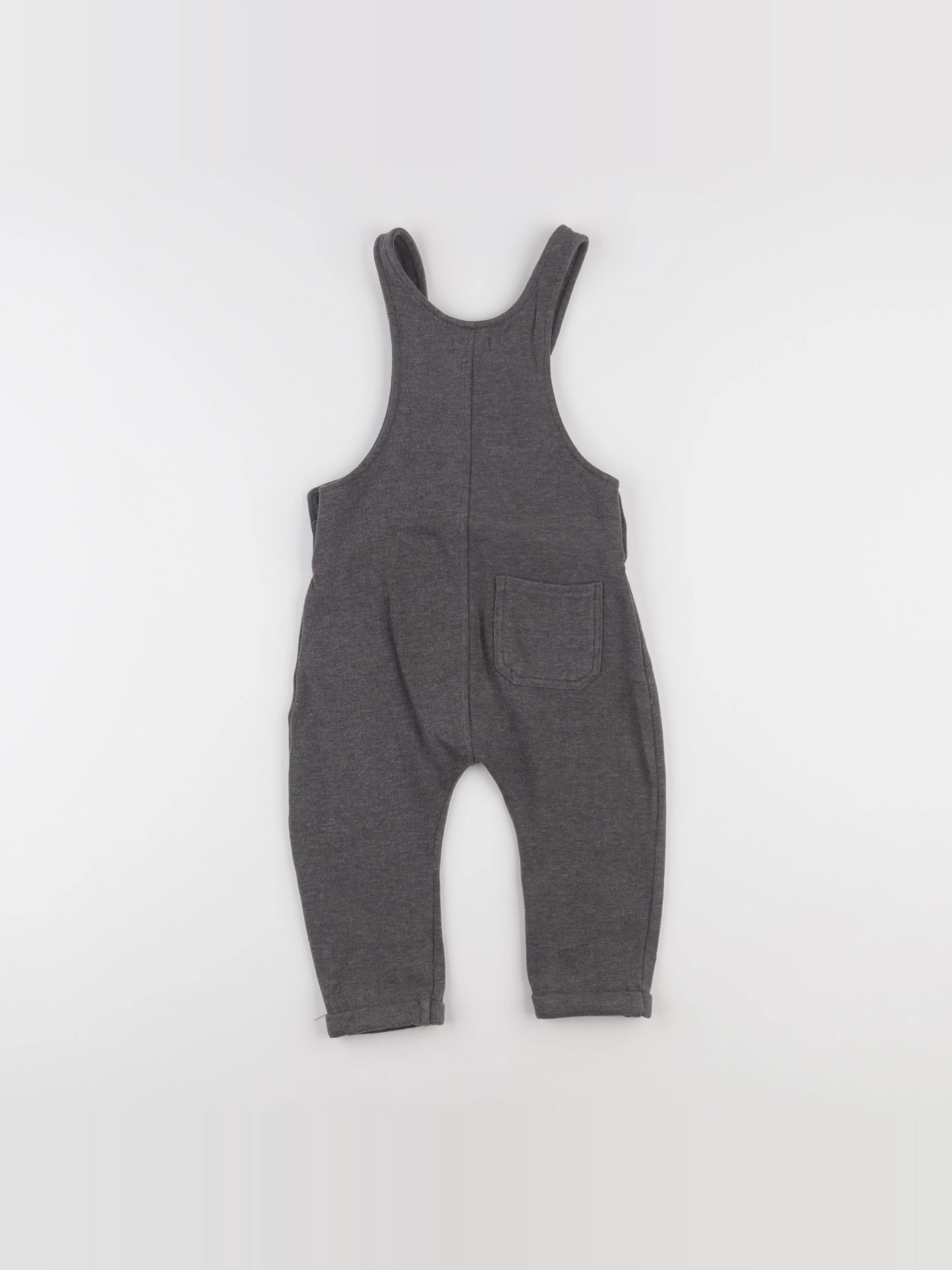 Vertbaudet - salopette gris - 24 mois