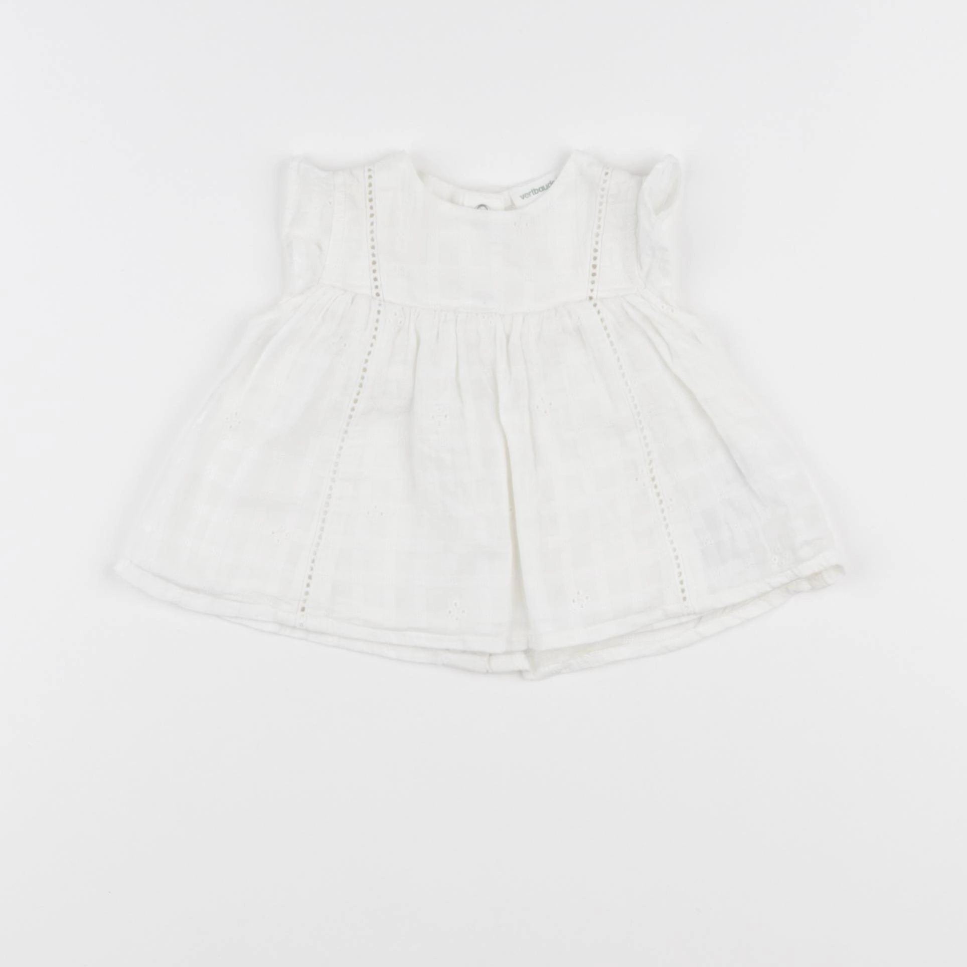 Vertbaudet - blouse blanc - 3 mois