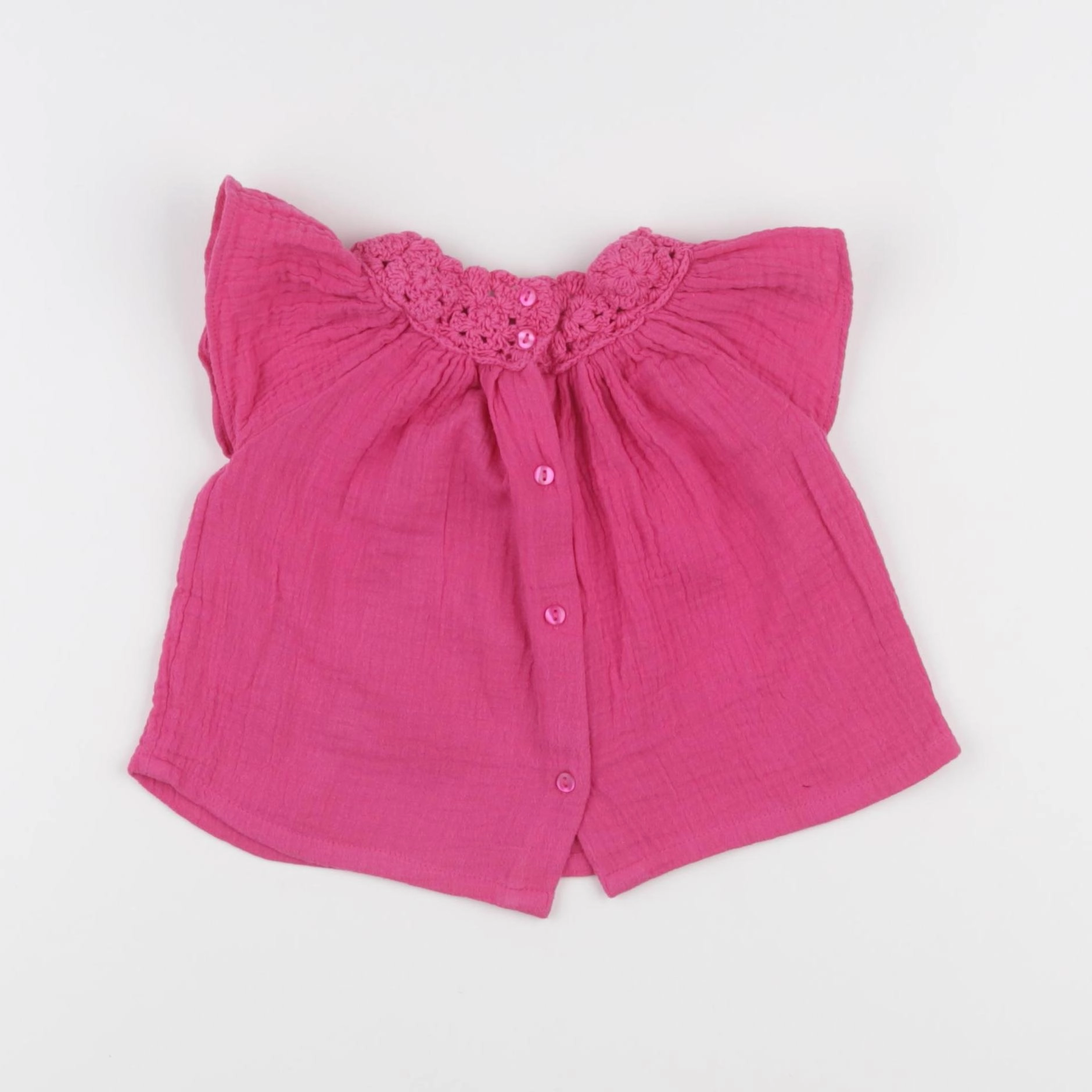 Vertbaudet - blouse rose - 3 mois