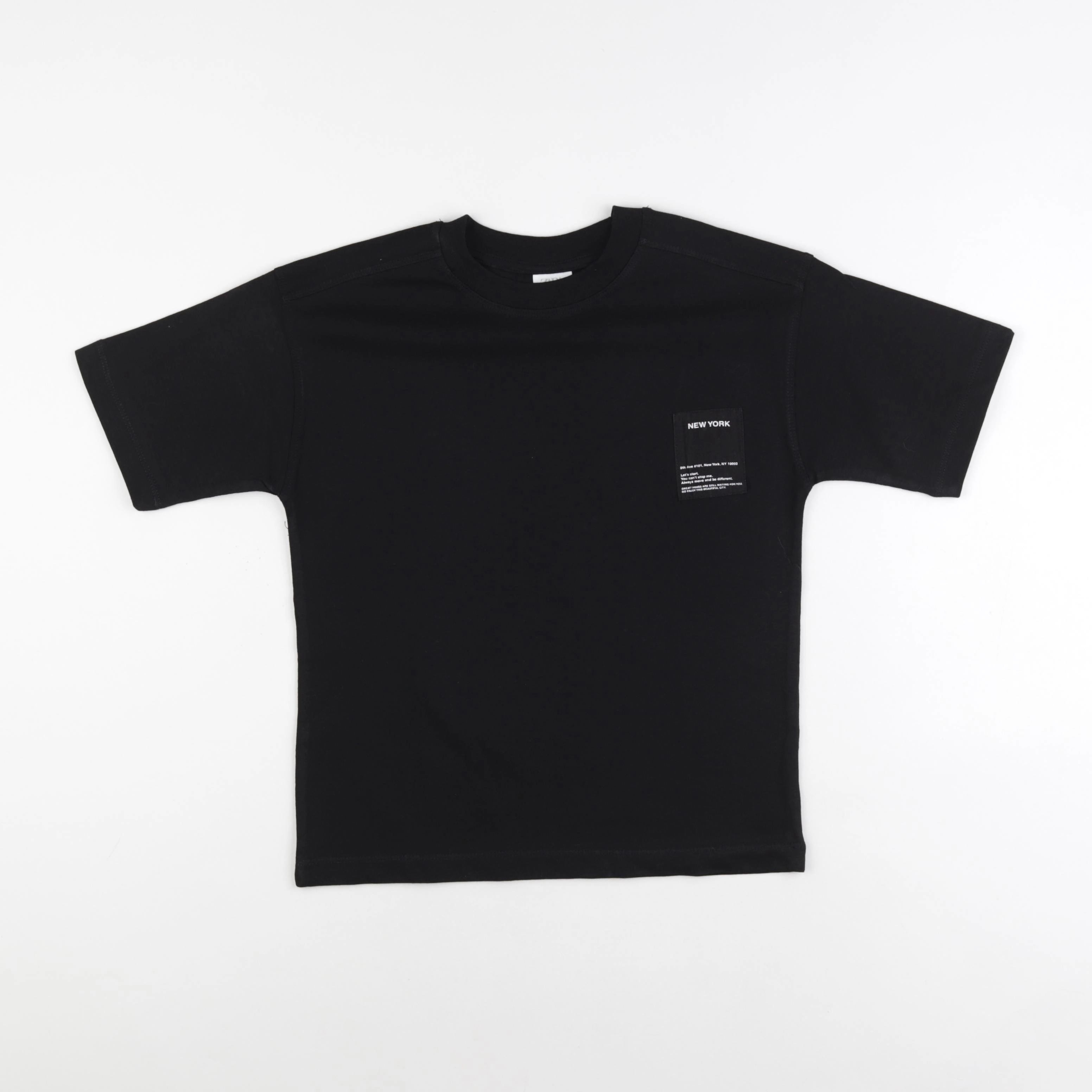 Zara - tee-shirt noir - 8 ans